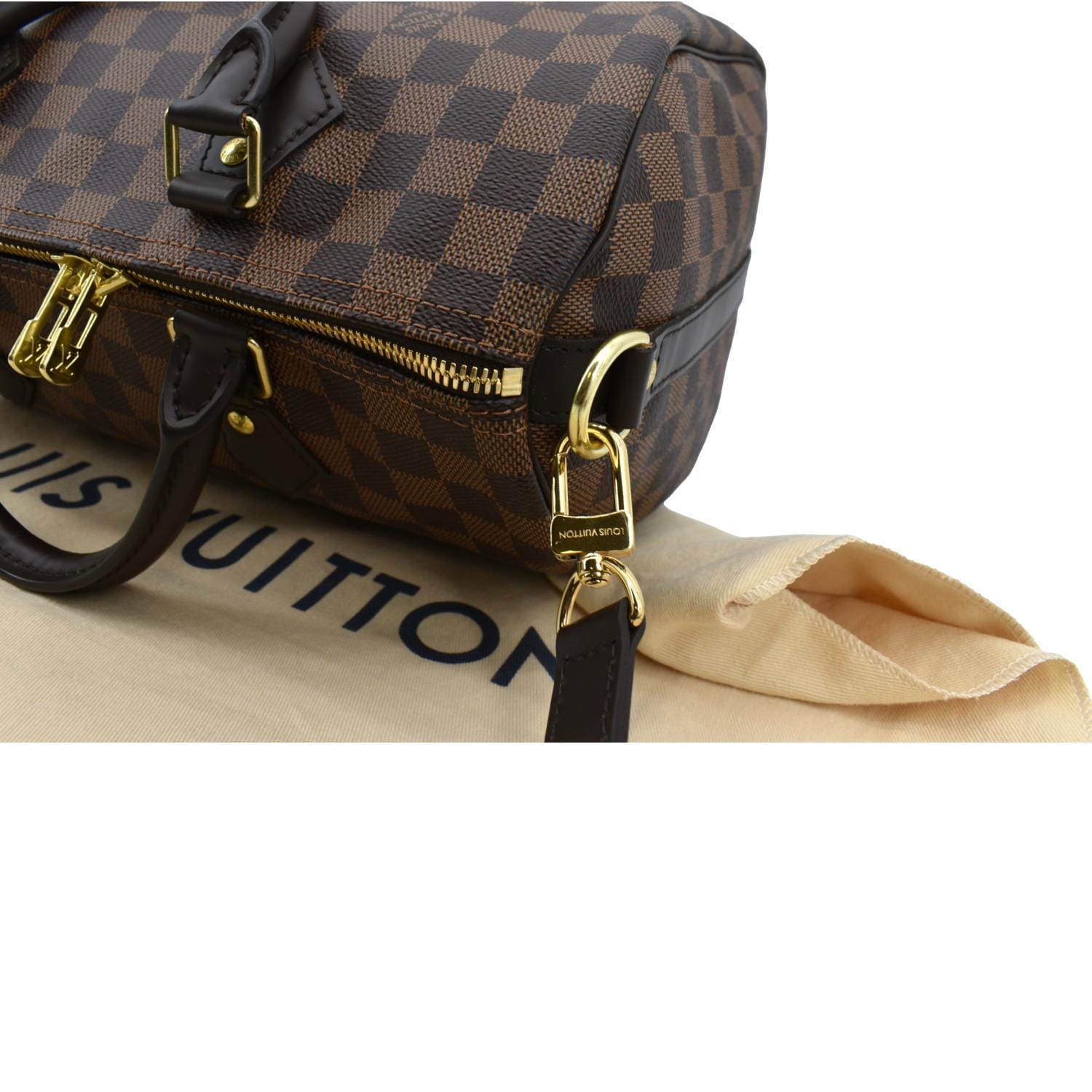 Louis Vuitton Speedy Bandouliere 30 Brown Damier Ébène Canvas Shoulder -  MyDesignerly