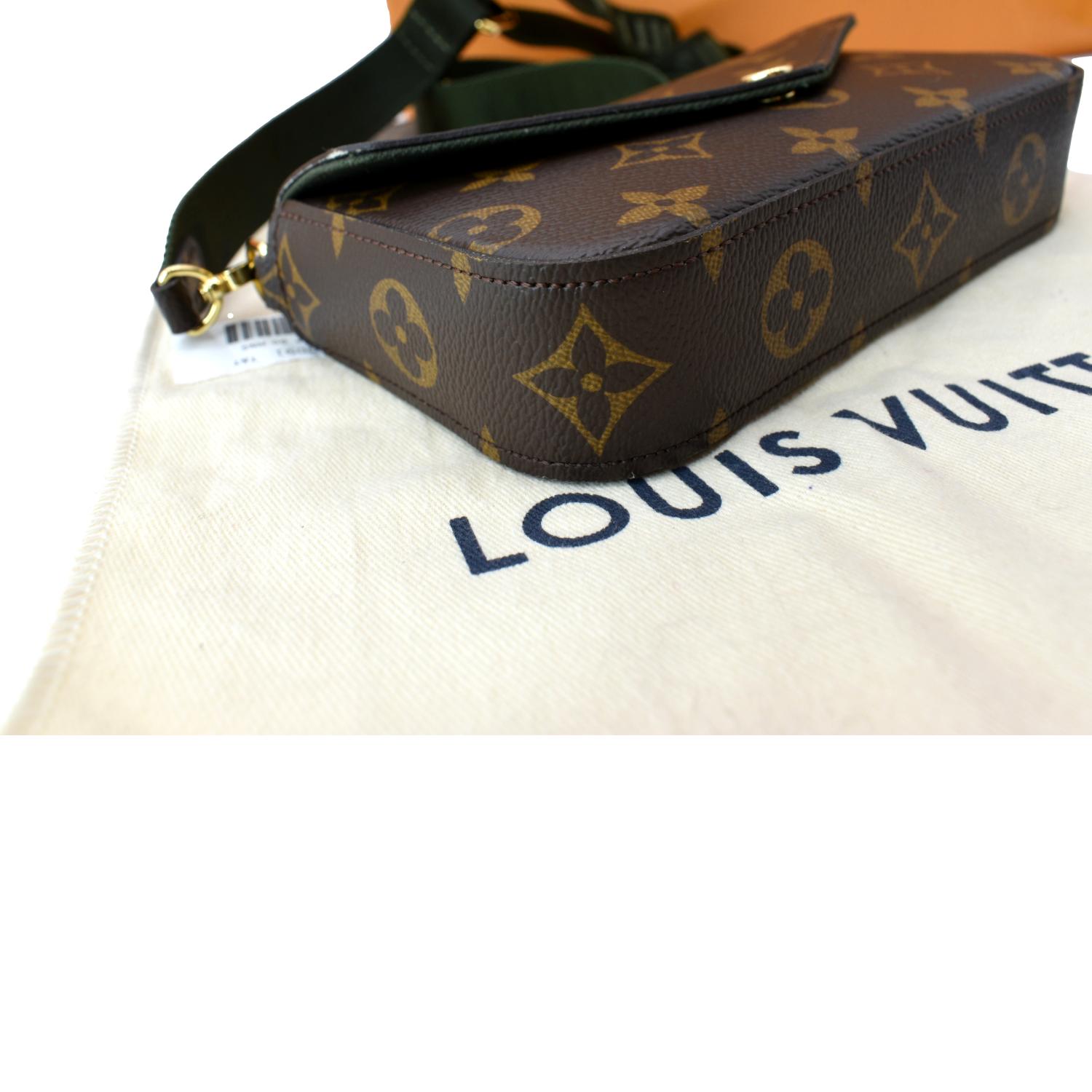 Louis Vuitton Brown Monogram Canvas Félicie Strap & Go Pochette