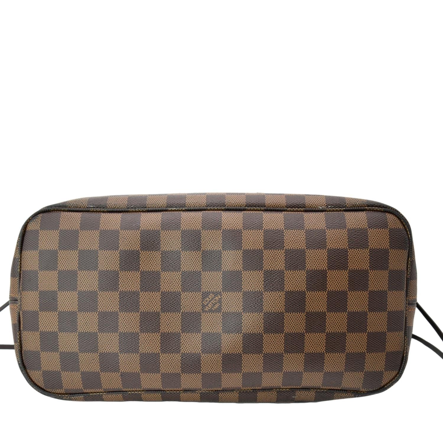 Neverfull tote Louis Vuitton Brown in Cotton - 37671273