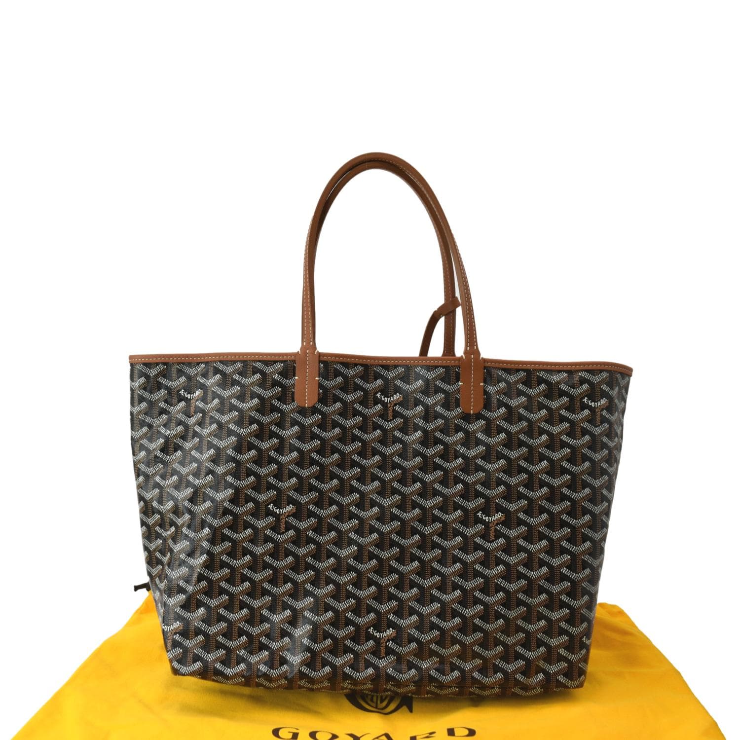 Goyard Saint Louis Tote PM Shopping bag black tan