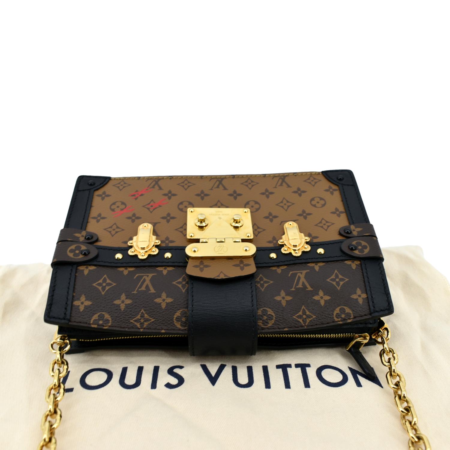 Louis Vuitton Clutch Trunk Monogram Reverse Brown/Black