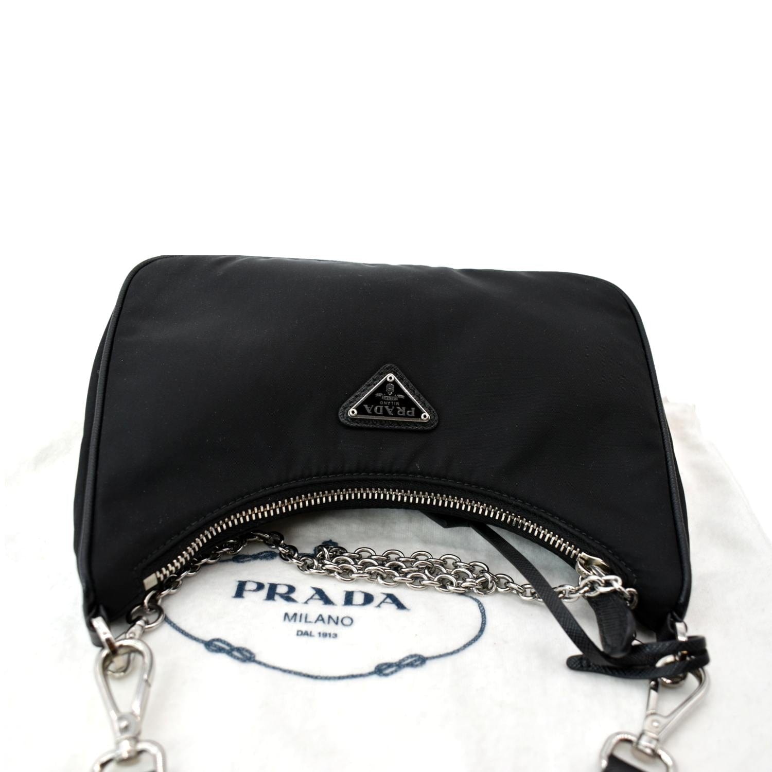 Prada Re-Edition 2005 Shoulder Bag Nylon Red in Nylon/Saffiano Leather with  Silver-tone - US
