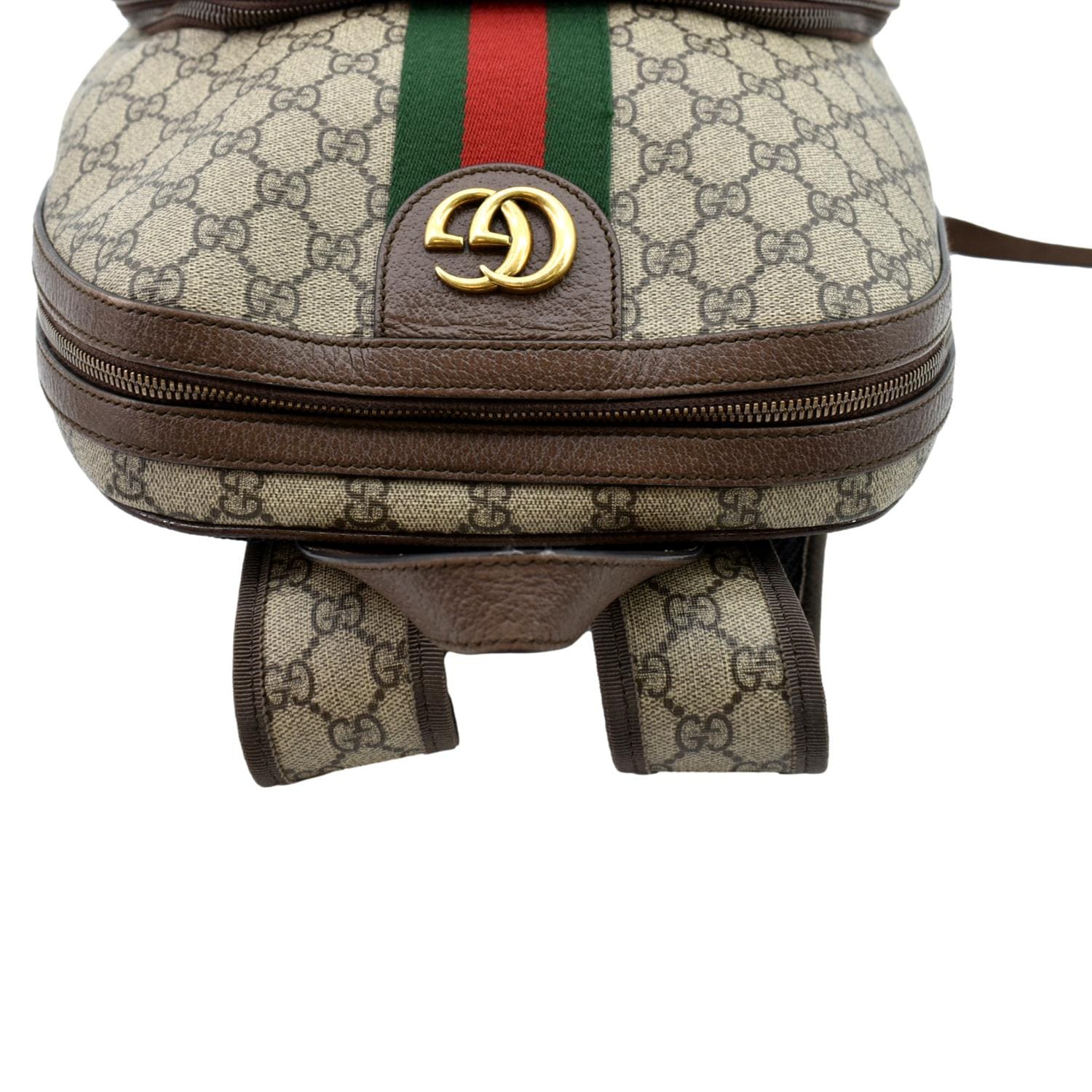 Ophidia GG Medium Canvas Backpack in Beige - Gucci