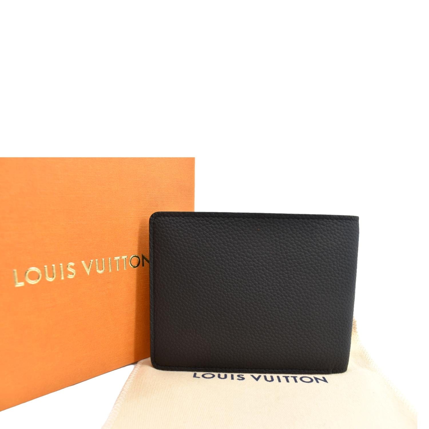 Louis Vuitton - LV Aerogram Multiple Wallet - Leather - Black - Men - Luxury