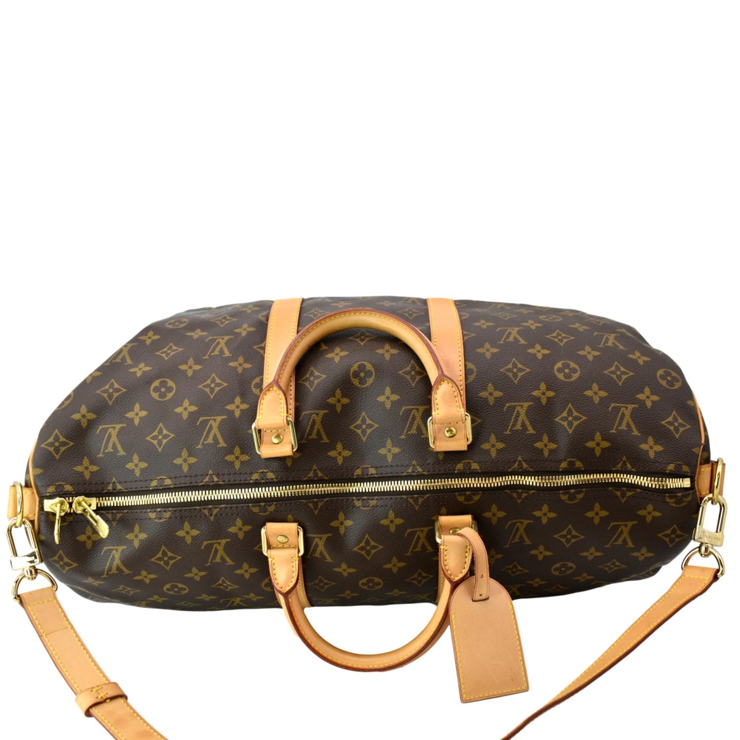 Pre-owned Louis Vuitton Keepall Bandoulière 25 In Brown