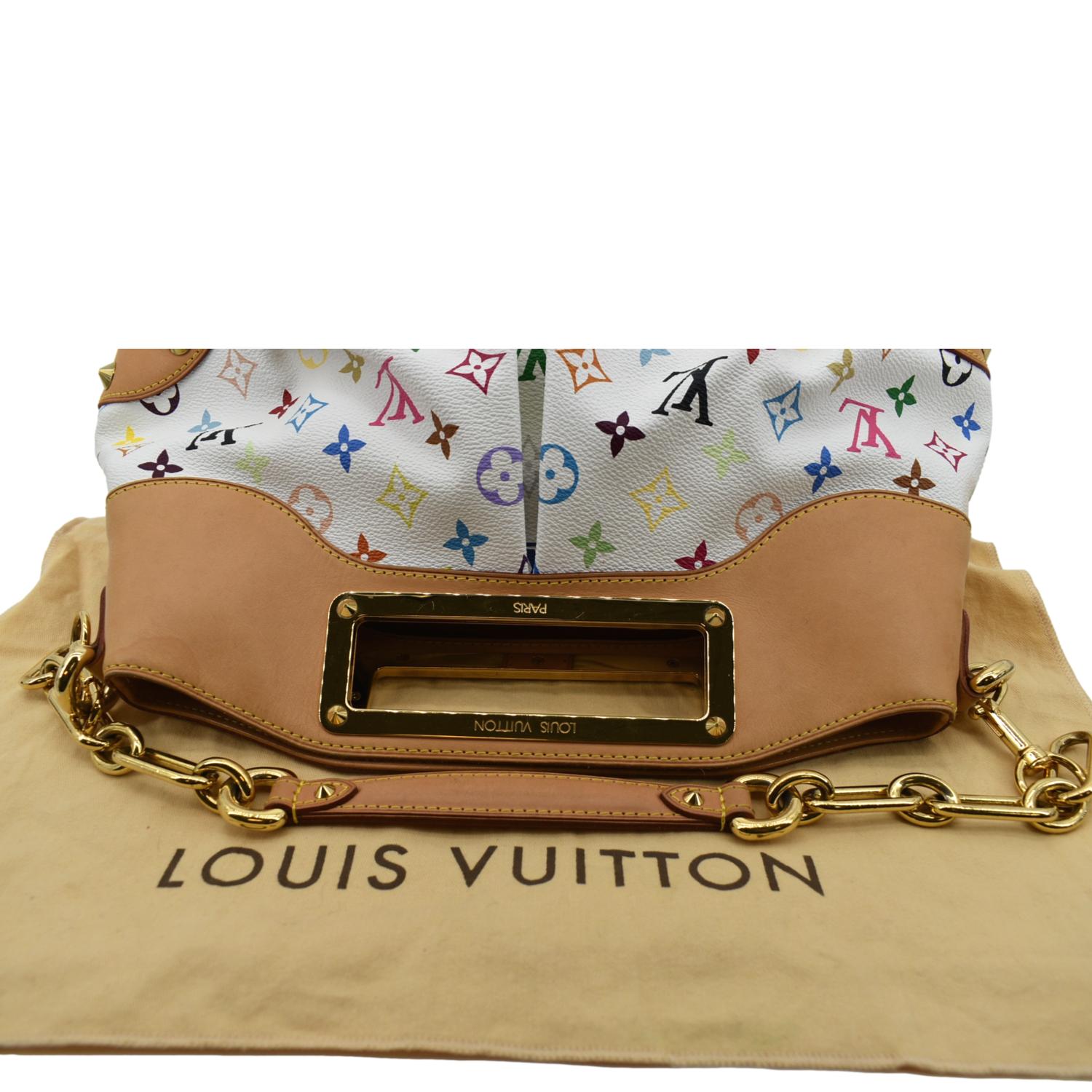 Louis Vuitton White Multicolore Judy Mm Bag