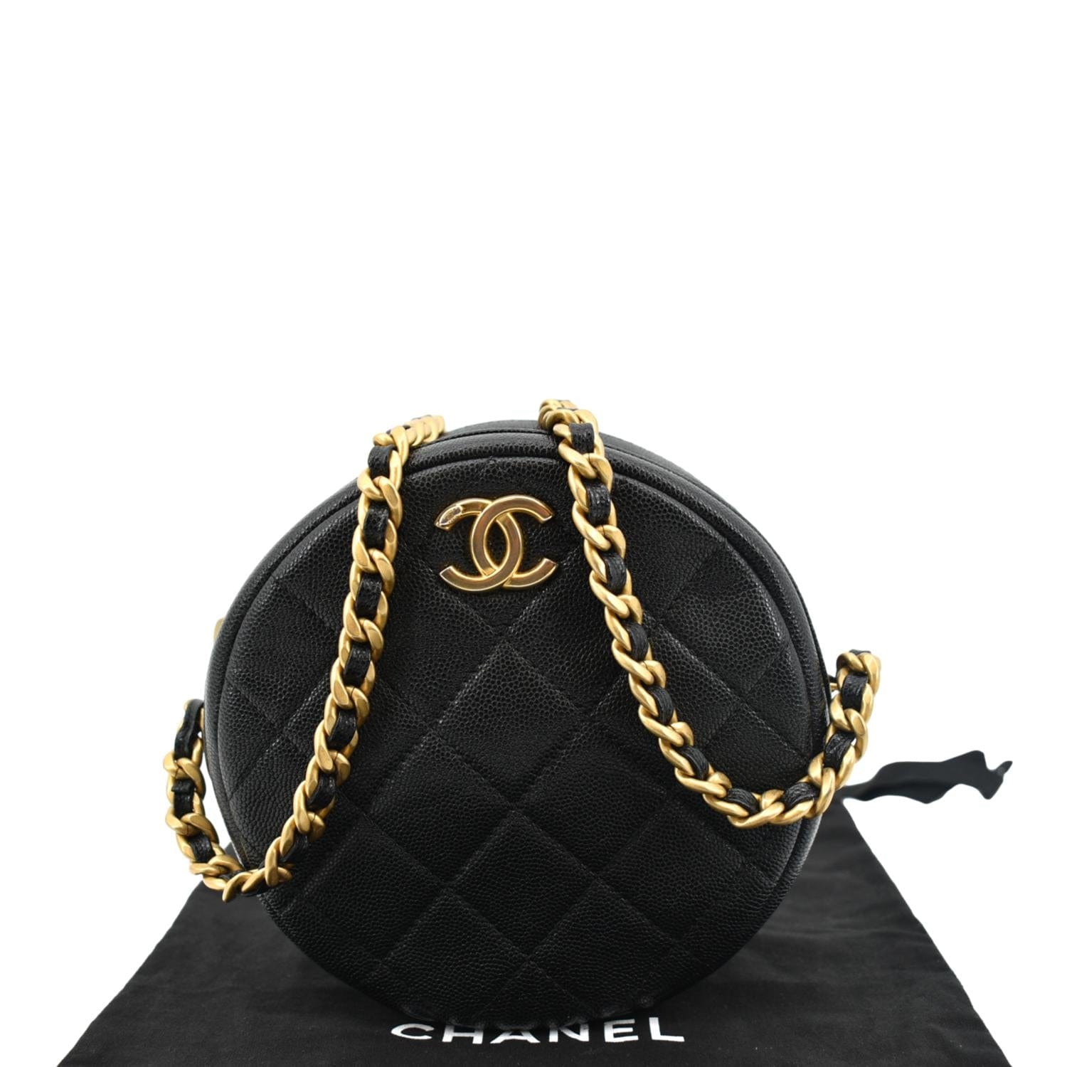Chanel Round Classic Chain Clutch  Bragmybag  Purses Bags Chanel bag