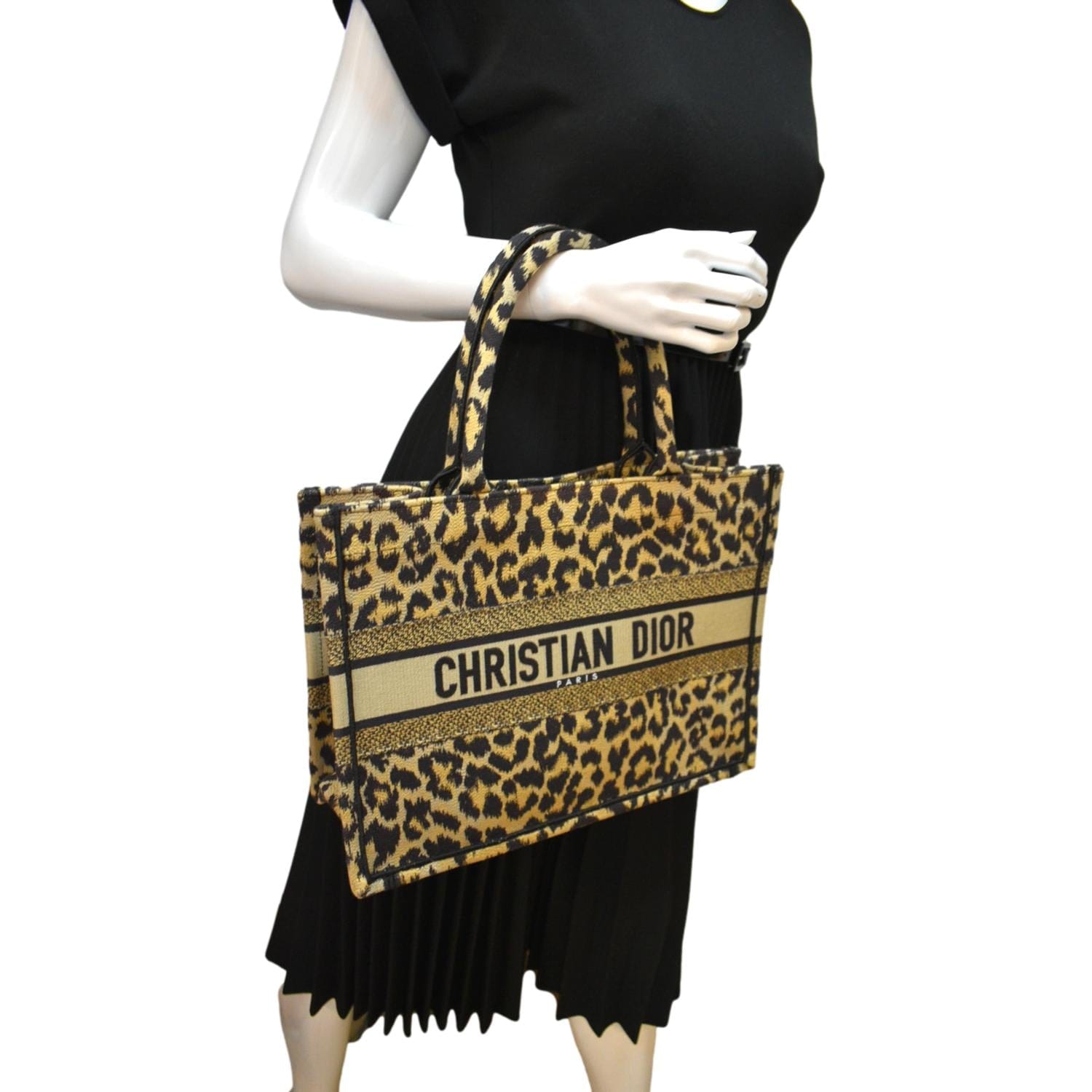 Christian Dior Mitzah Collection Leopard Gift Box & Drawstring Bag 14453