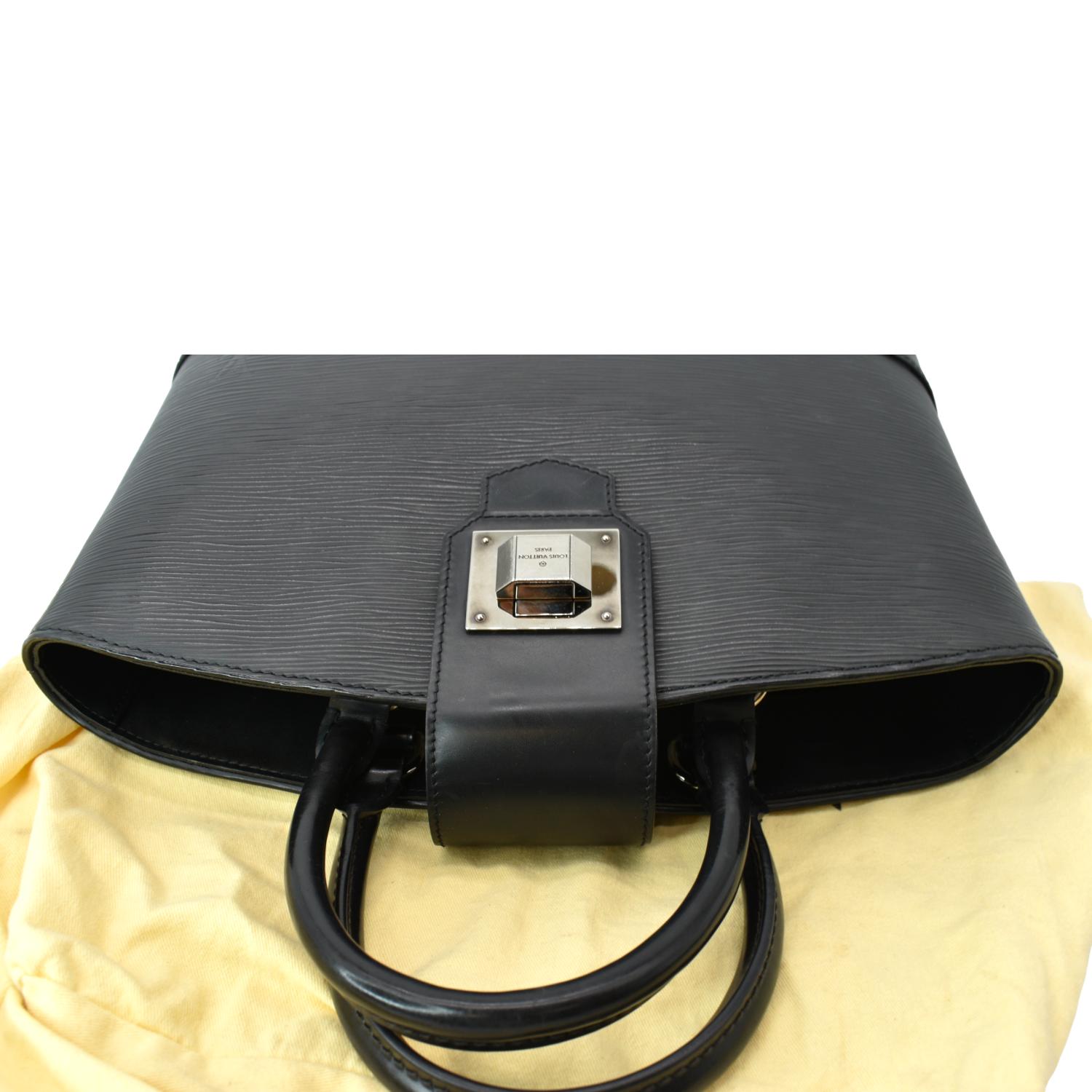 Louis Vuitton Mirabeau Black Epi Leather Bag - Luxury Helsinki