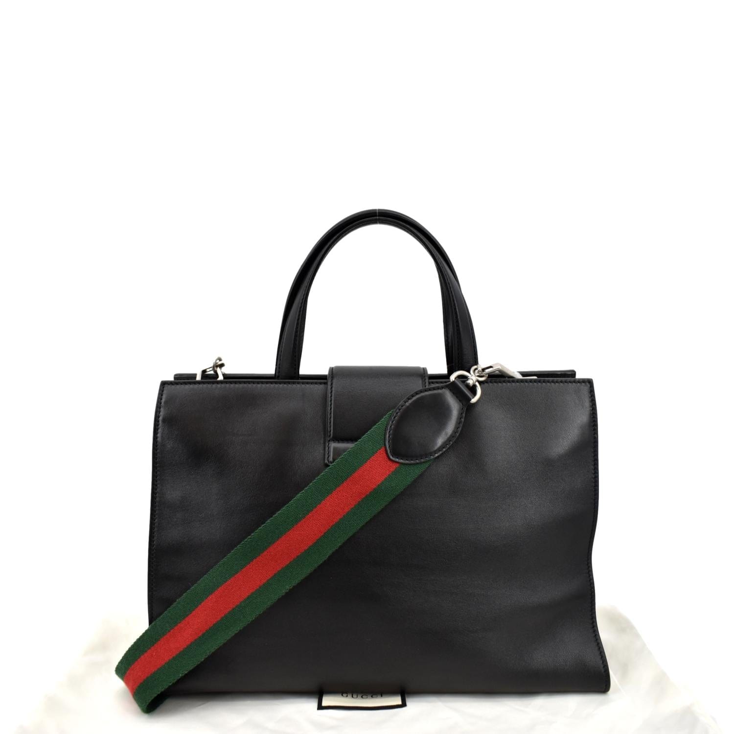 Gucci Dionysus Leather Tote Bag in Black Color
