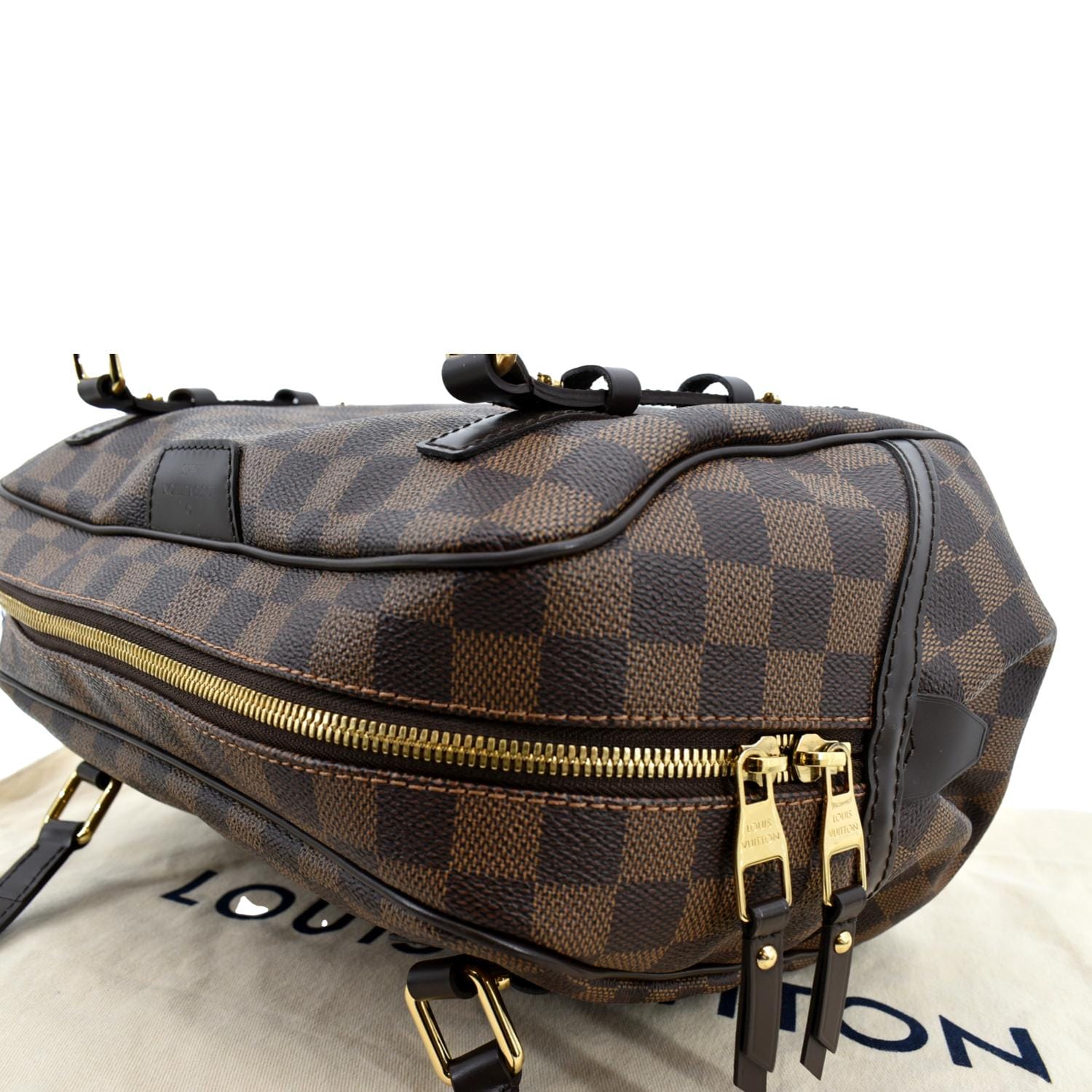 Rivington handbag Louis Vuitton Brown in Cotton - 34360922