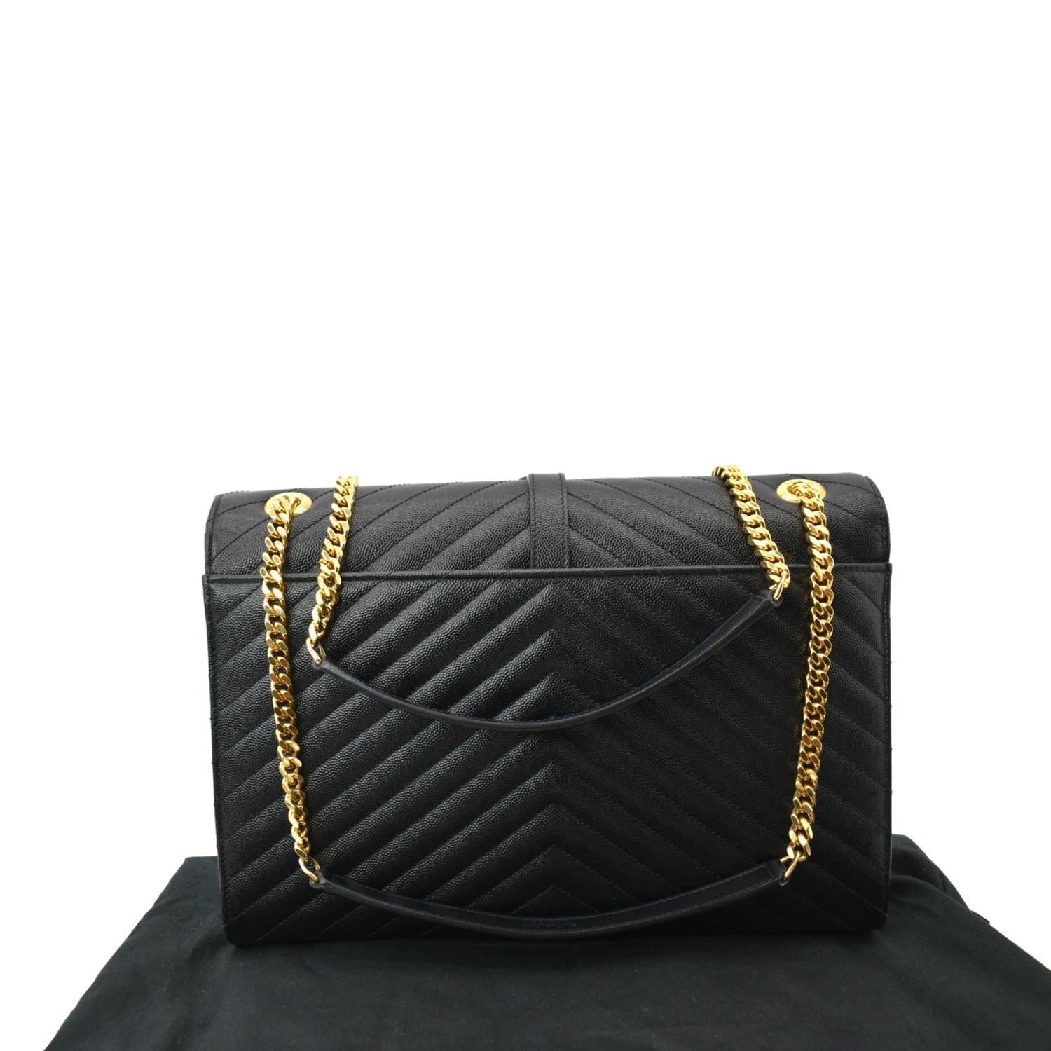 Saint Laurent Envelope Large Quilted Leather Crossbody