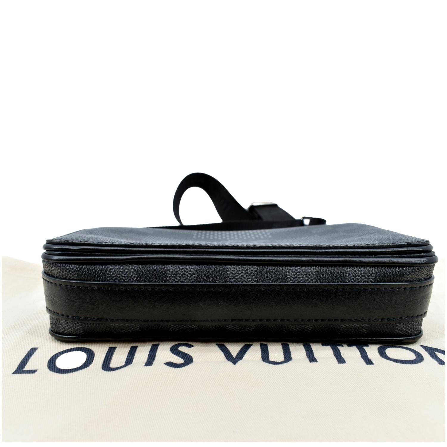 Louis Vuitton Studio Messenger Bag Limited Edition Damier Graphite 3D at  1stDibs