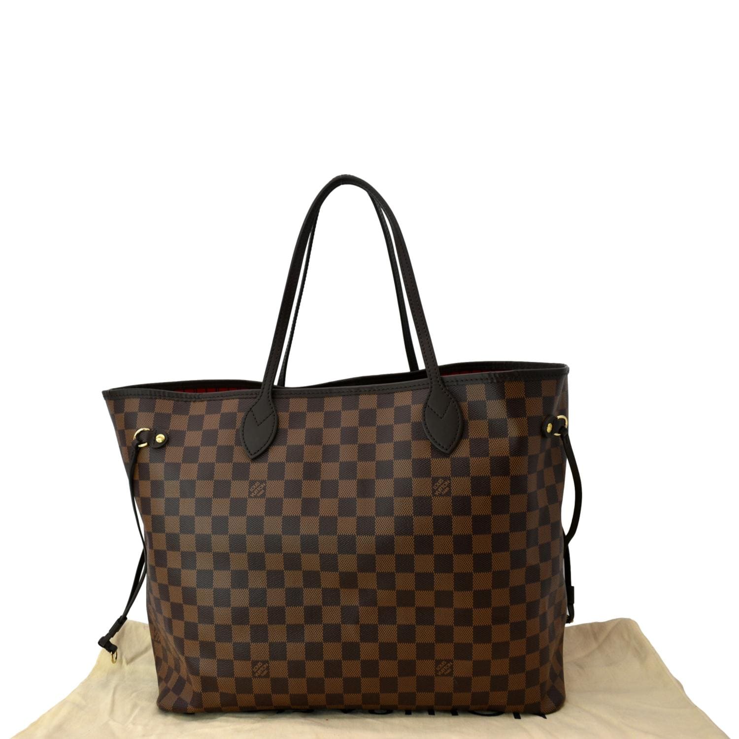 Louis Vuitton, Bags, Louis Vuitton Gm Damier Ebene Neverfull With Box  Dustbag Bag Liner And Org