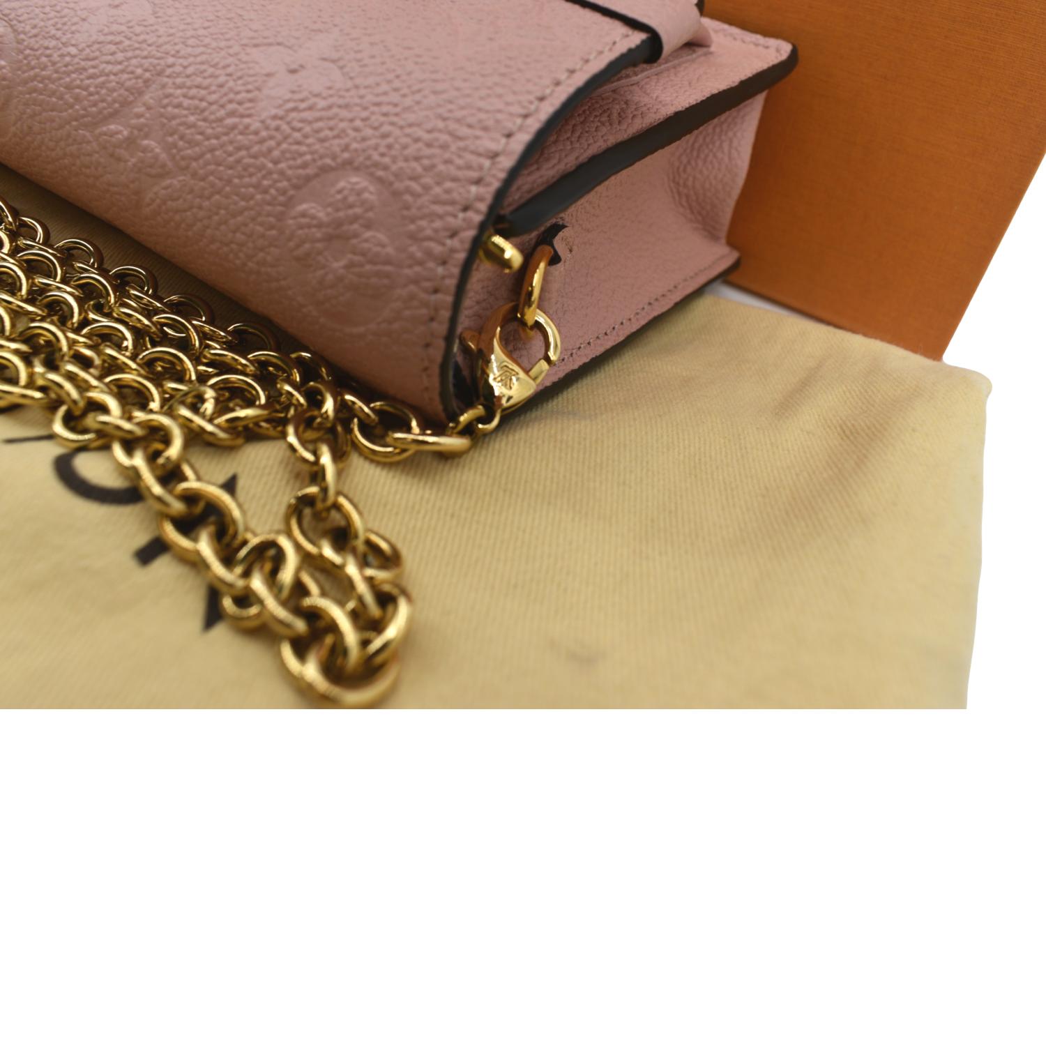 Louis Vuitton Vavin Chain Wallet, Beige