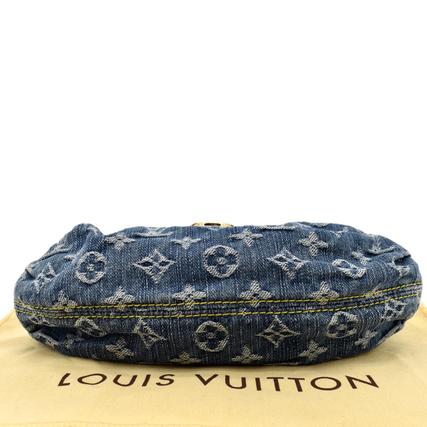 Louis Vuitton Blue Denim Monogram Mini Pleaty Louis Vuitton