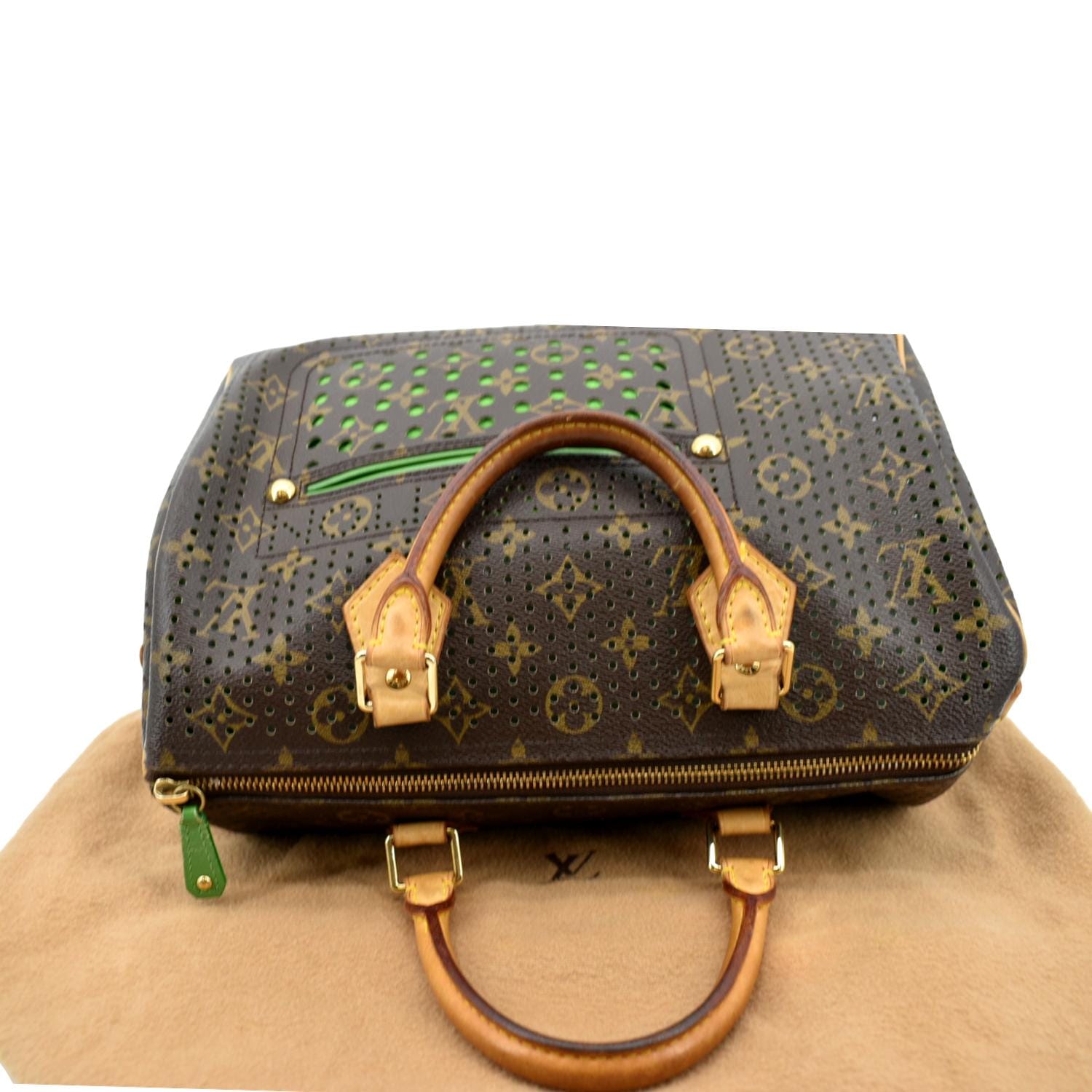 Louis Vuitton, Bags, Louis Vuittonspeedy 3perforated Brown  Monogramlimited Edition Very Rare