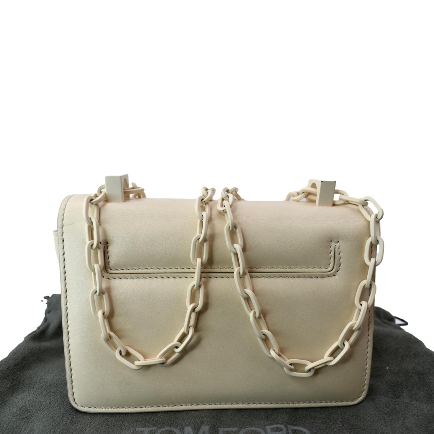 Leather clutch bag Tom Ford Beige in Leather - 33421234