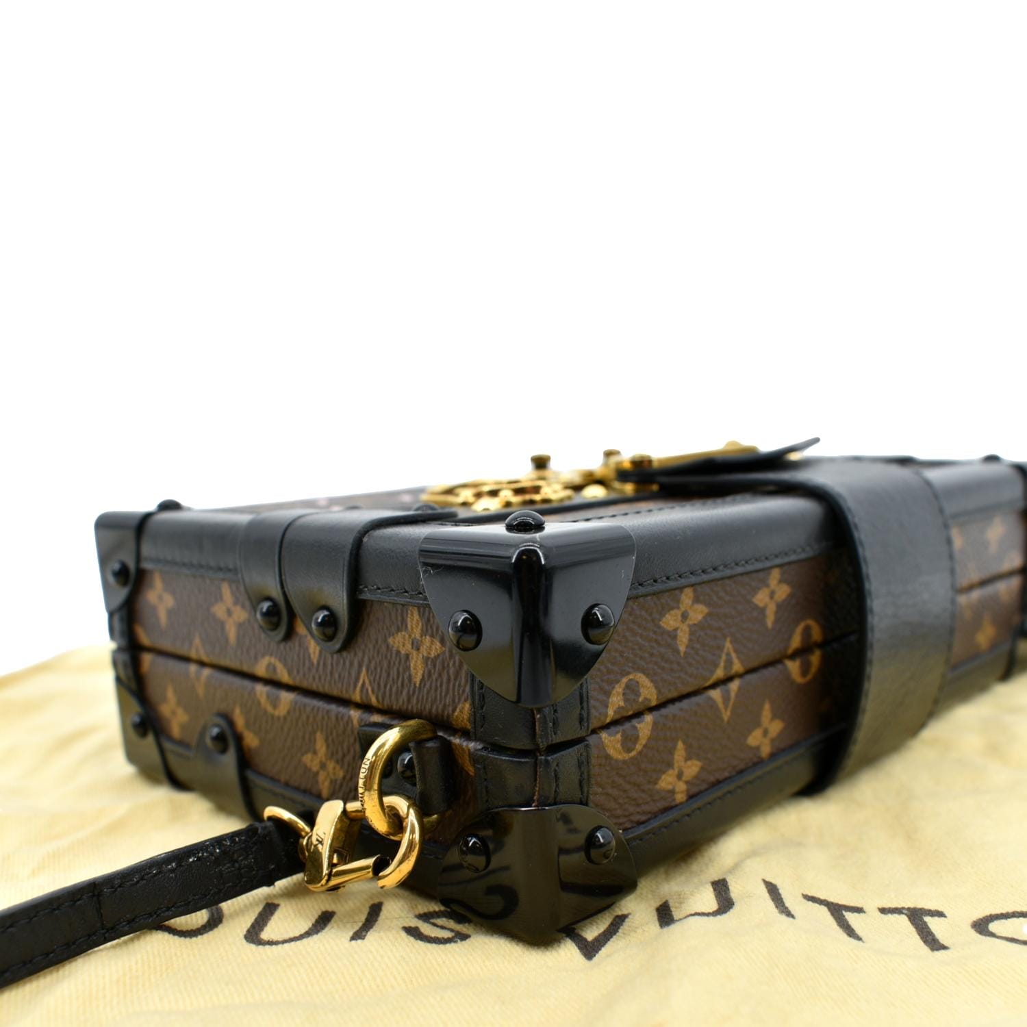 Louis Vuitton - Trunk clutch shoulder bag Black Leather ref