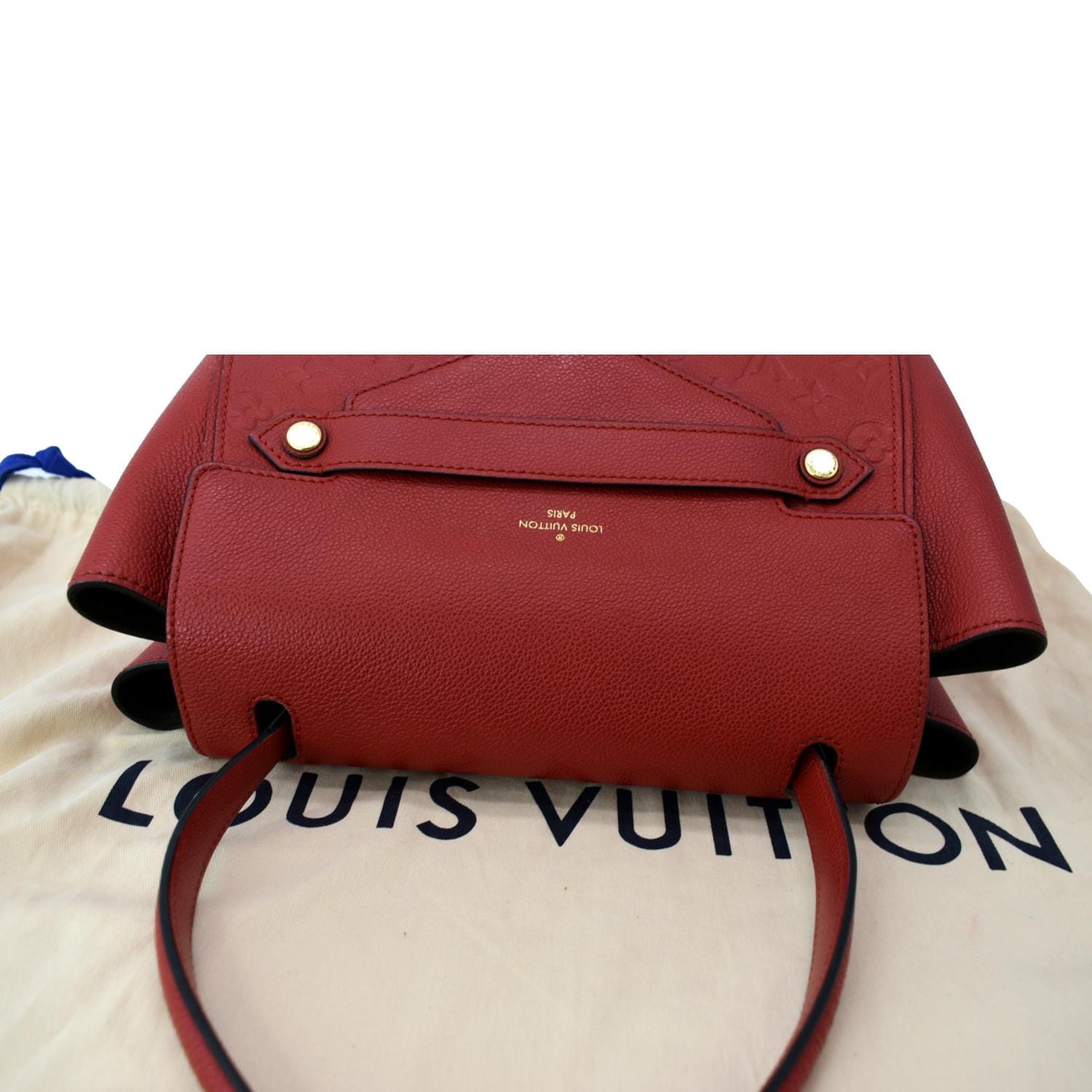 louis vuitton bag with red trim