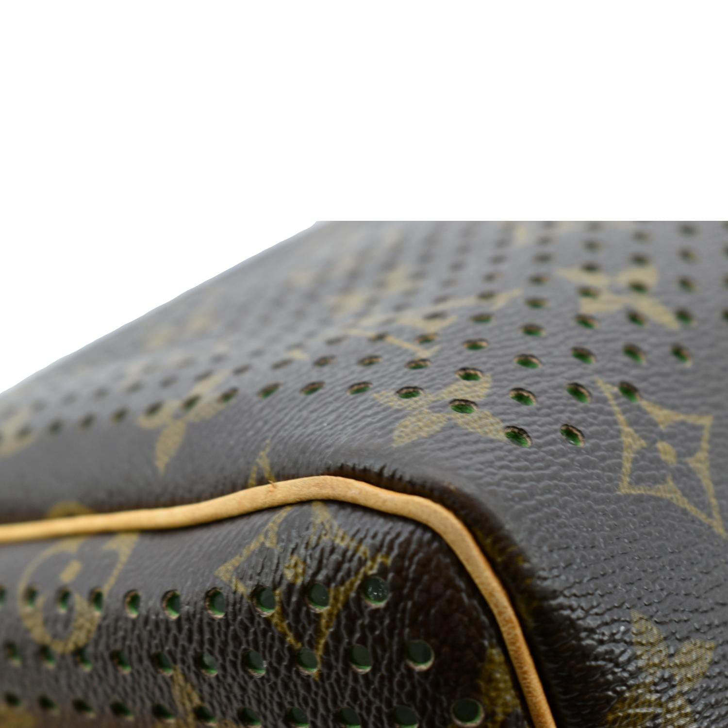 Louis Vuitton Green Monogram Perforated Canvas Limited Edition Speedy 30  Bag Louis Vuitton