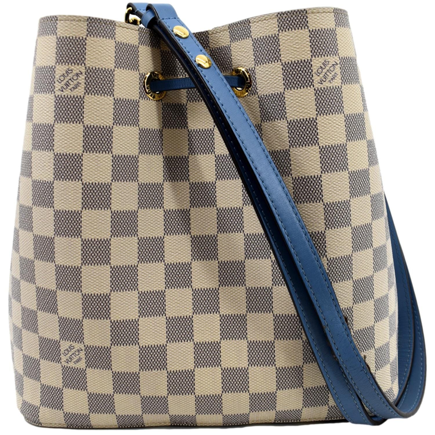 Louis Vuitton, Bags, Louis Vuitton Crossover Blue And White Checkered Bag