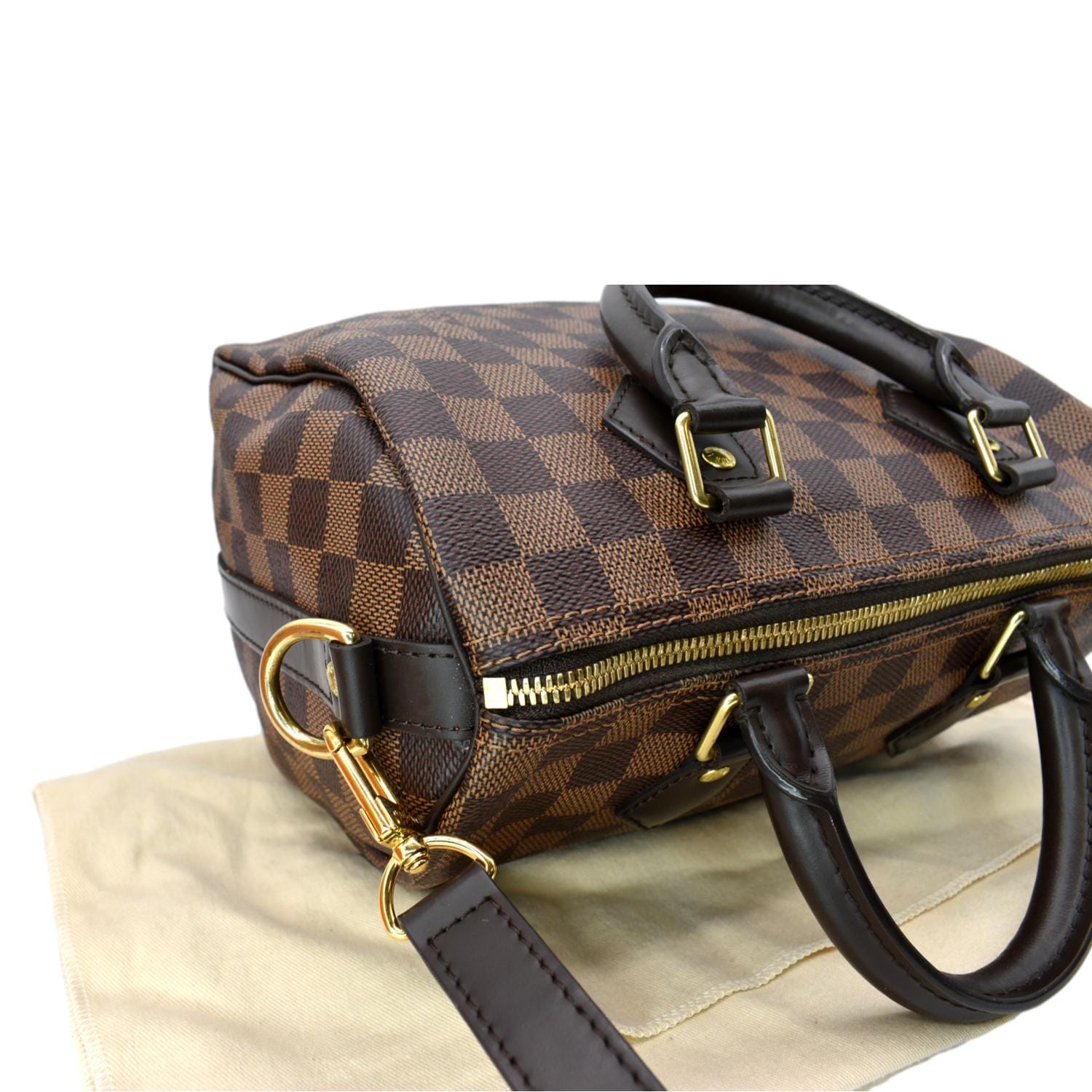 Louis Vuitton Speedy Bandouliere Damier Ebene Time Trunk 25 Brown  Multicolor in Coated Canvas with Gold-tone - US