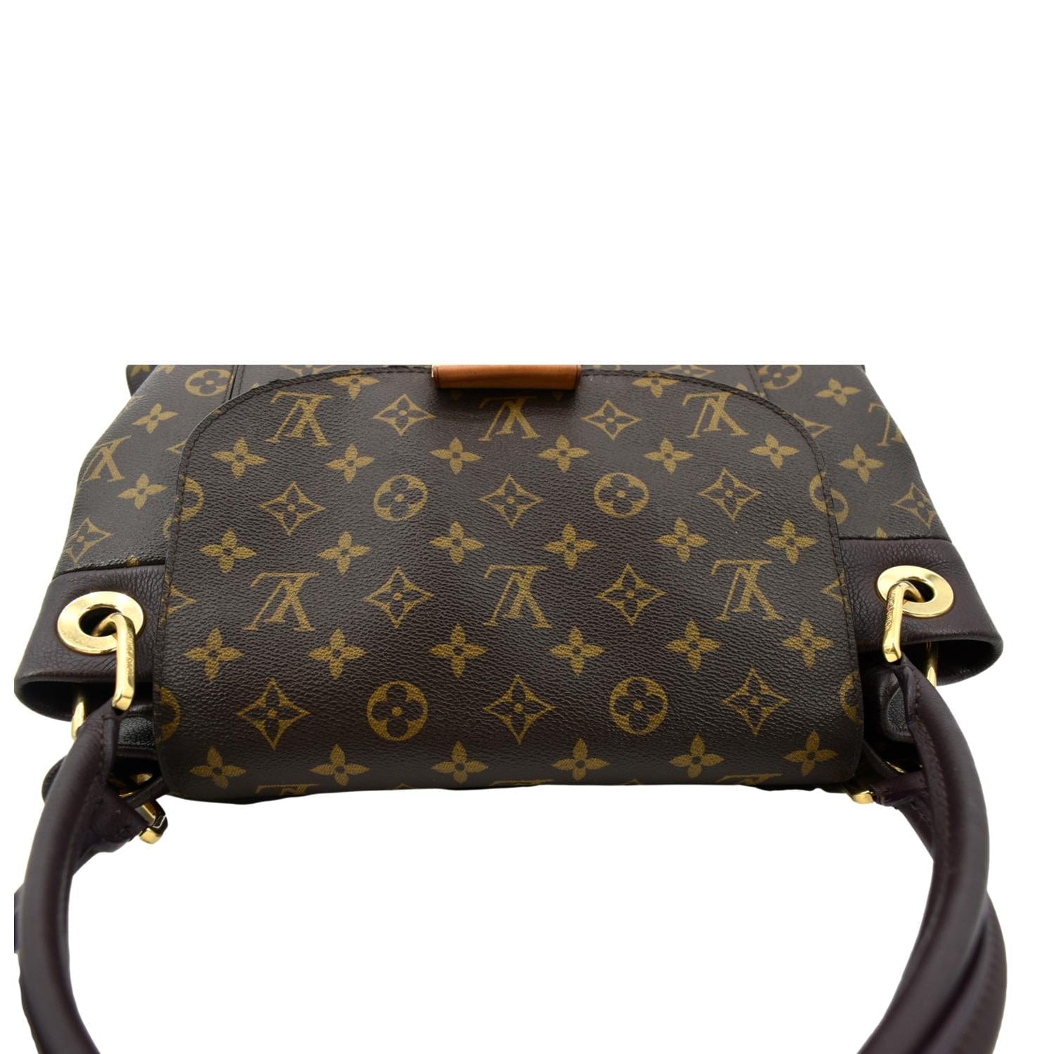 Louis Vuitton Olympe Camel Brown Monogram Canvas Shoulder Bag