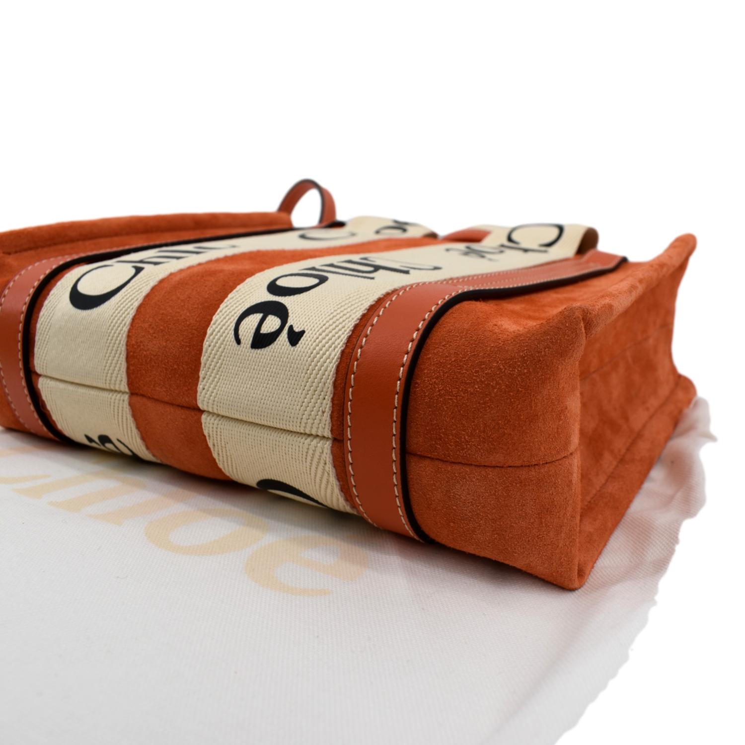 Céline Leather Suede Monogram Logo Shoulder Bag Orange ref.32690 - Joli  Closet