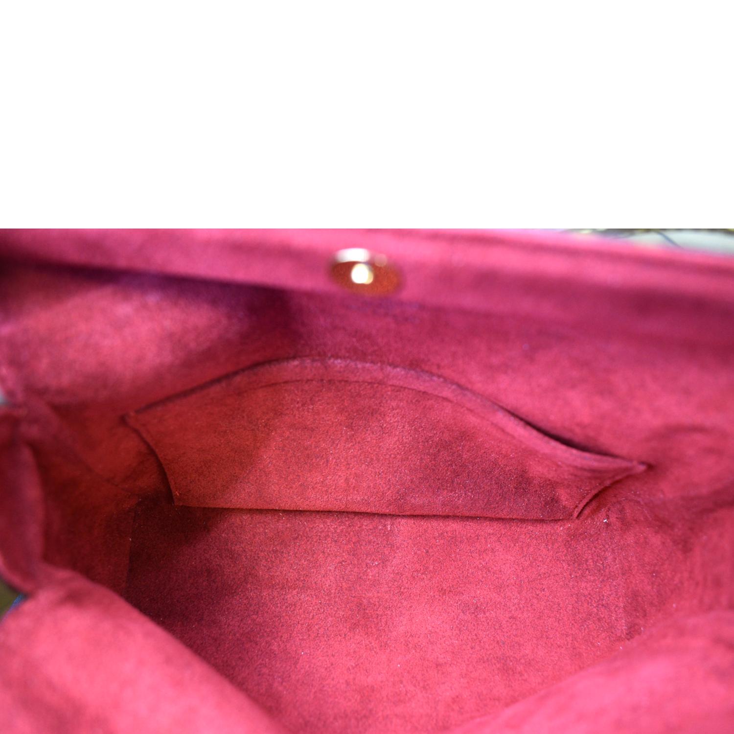 Recital leather handbag Louis Vuitton Brown in Leather - 28019510