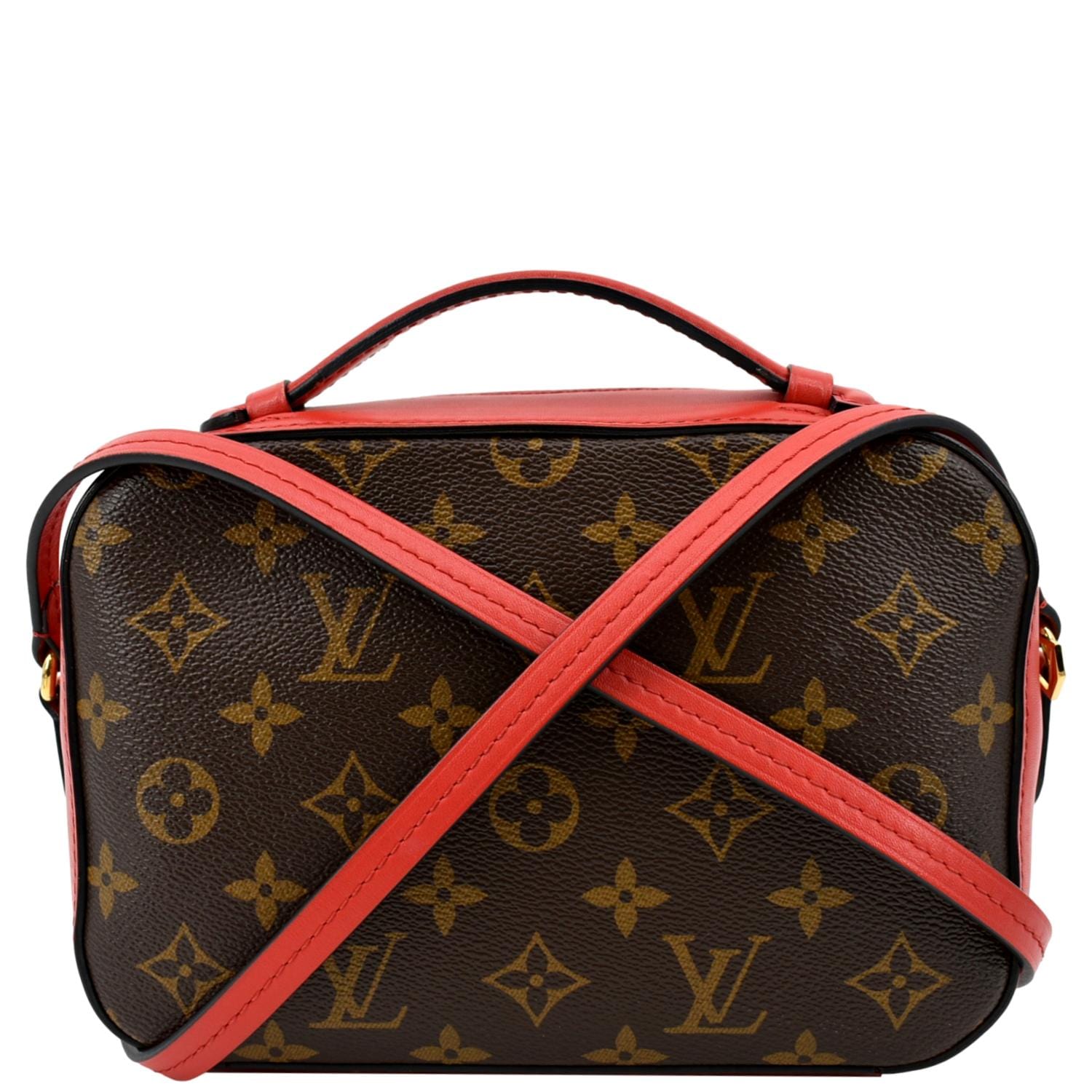 Louis Vuitton Saintonge Red Crossbody Bag, Luxury, Bags & Wallets