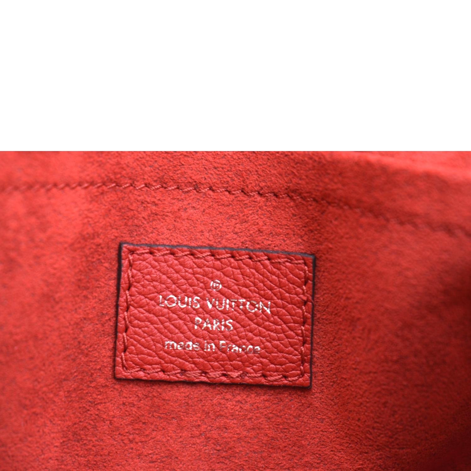 Mylockme leather handbag Louis Vuitton Red in Leather - 22320569