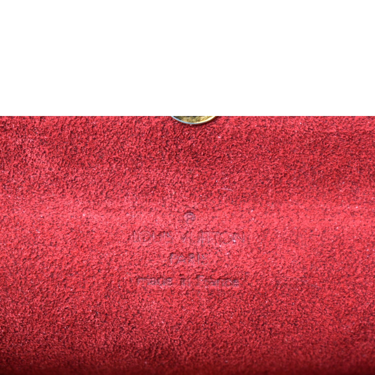 Recital leather handbag Louis Vuitton Brown in Leather - 36437664