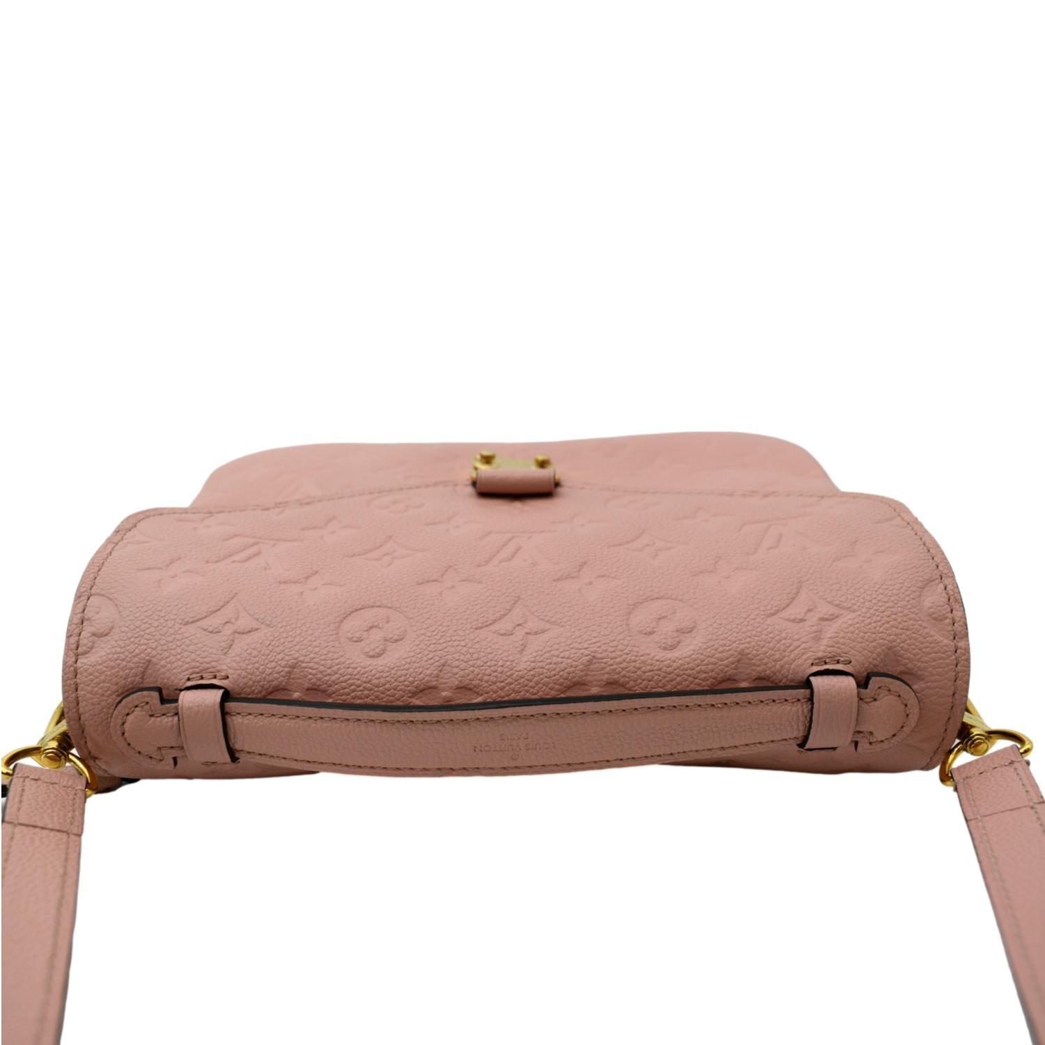 Louis Vuitton Pochette Metis Empreinte Pink Crossbody #designer  #shopmywardrobe #clearancefinds #designerbag…