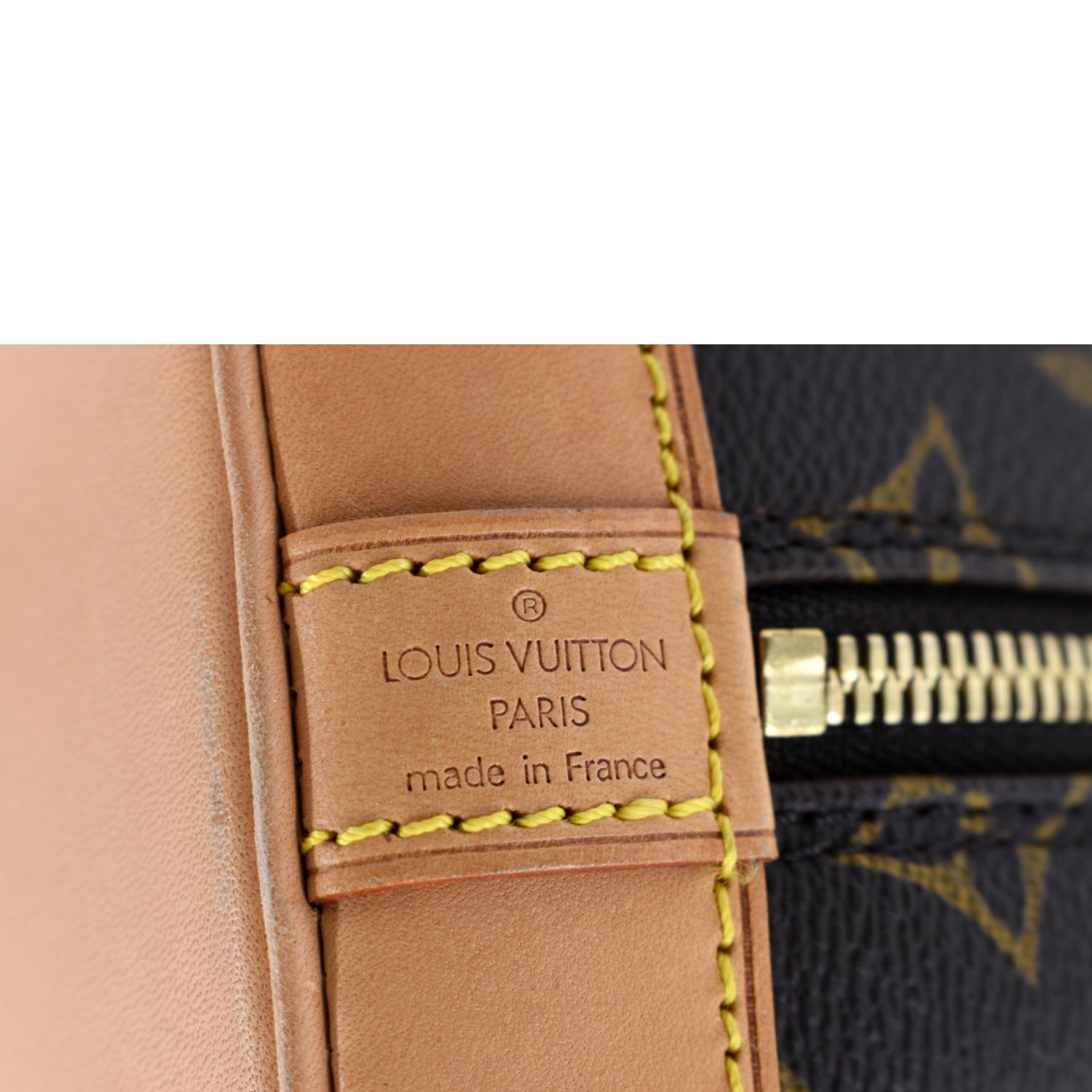 Louis Vuitton Alma Pm Monogram Canvas w/ Non LV twillie scarf. for