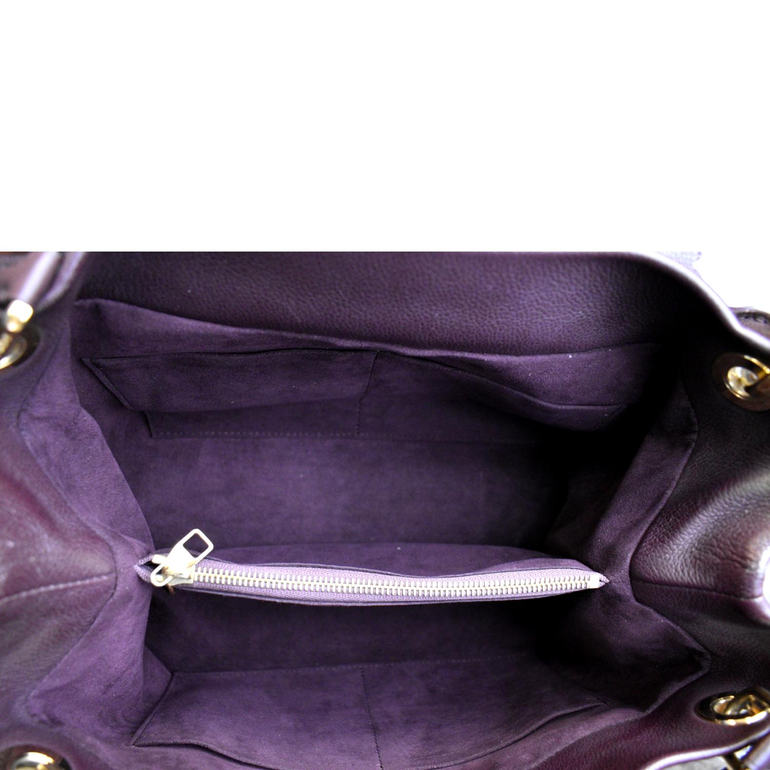 Olympe cloth handbag Louis Vuitton Brown in Cloth - 35061592