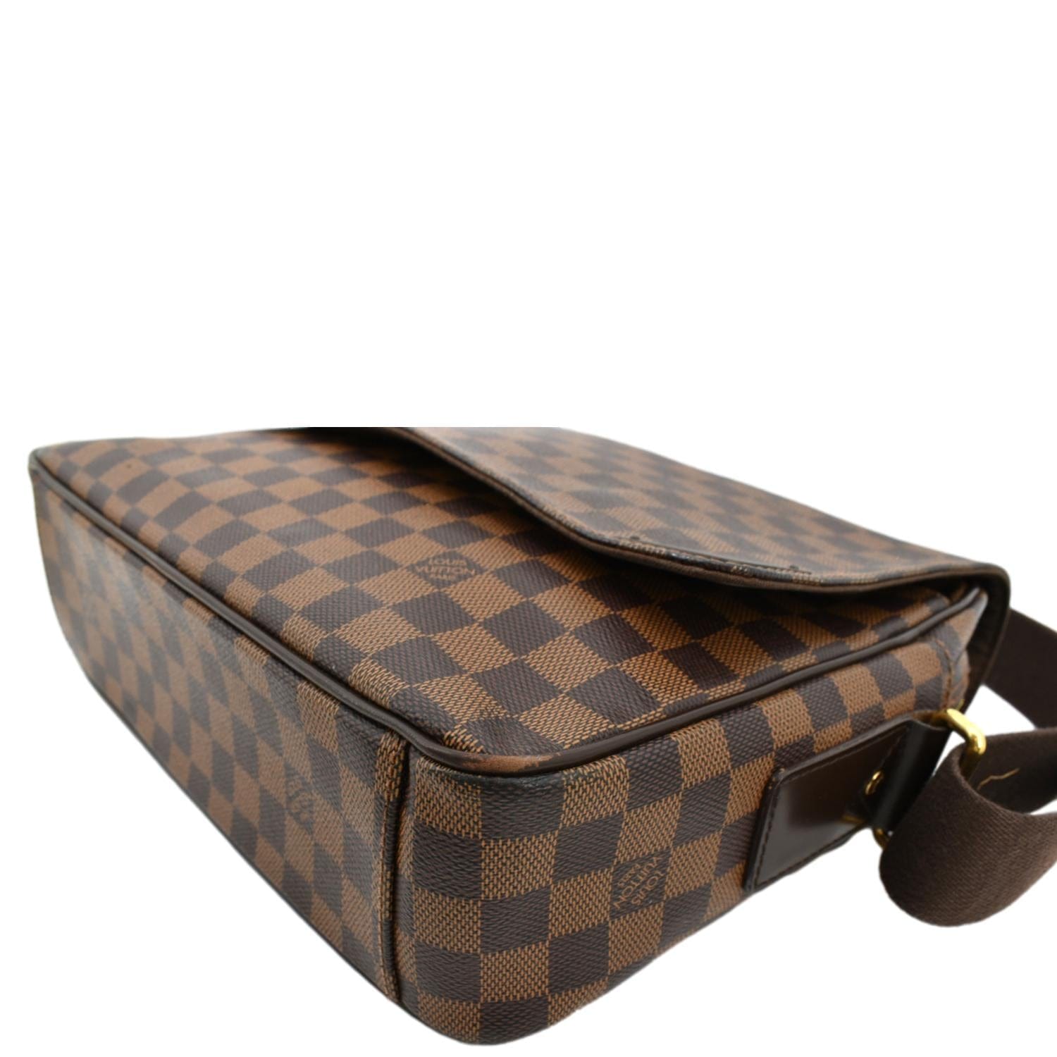 Louis Vuitton Damier Ebene Shelton MM - Brown Crossbody Bags