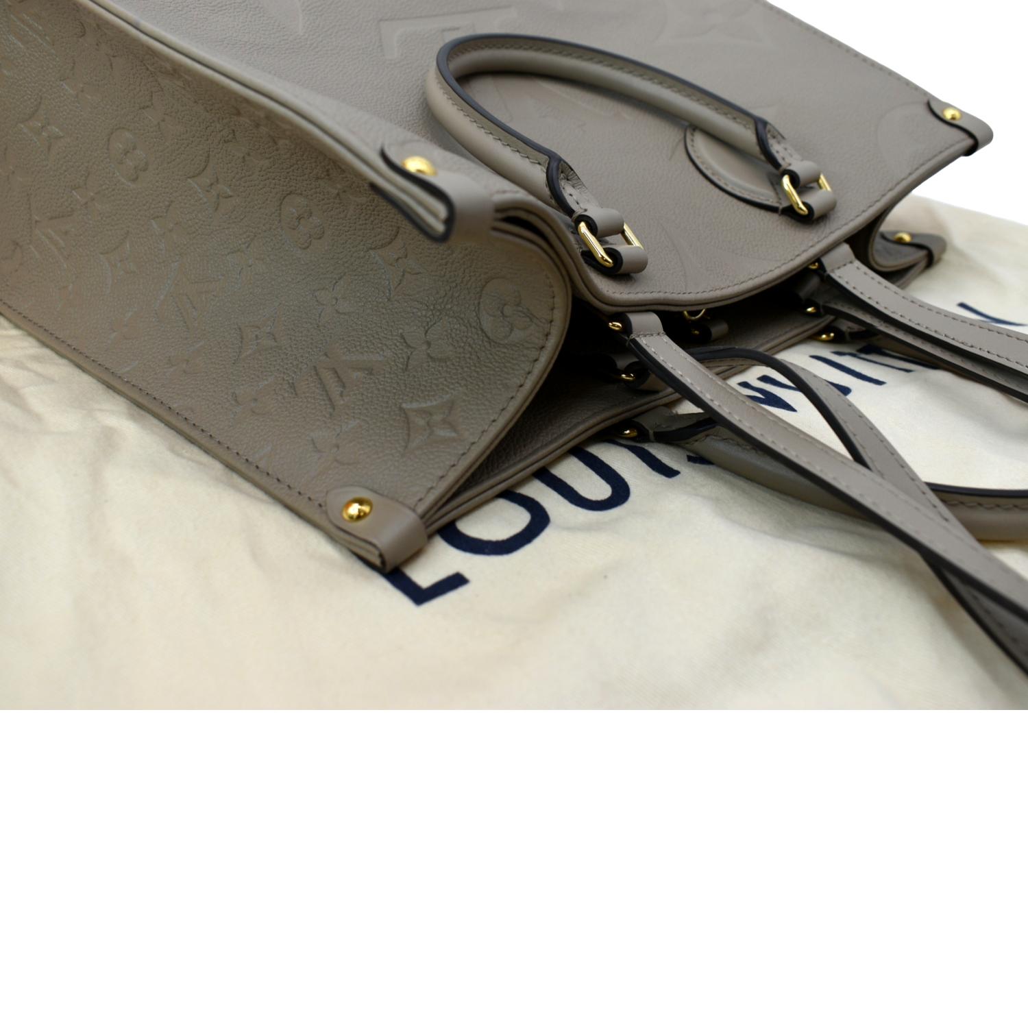 Louis Vuitton OnTheGo MM Monogram Empreinte Turtledove
