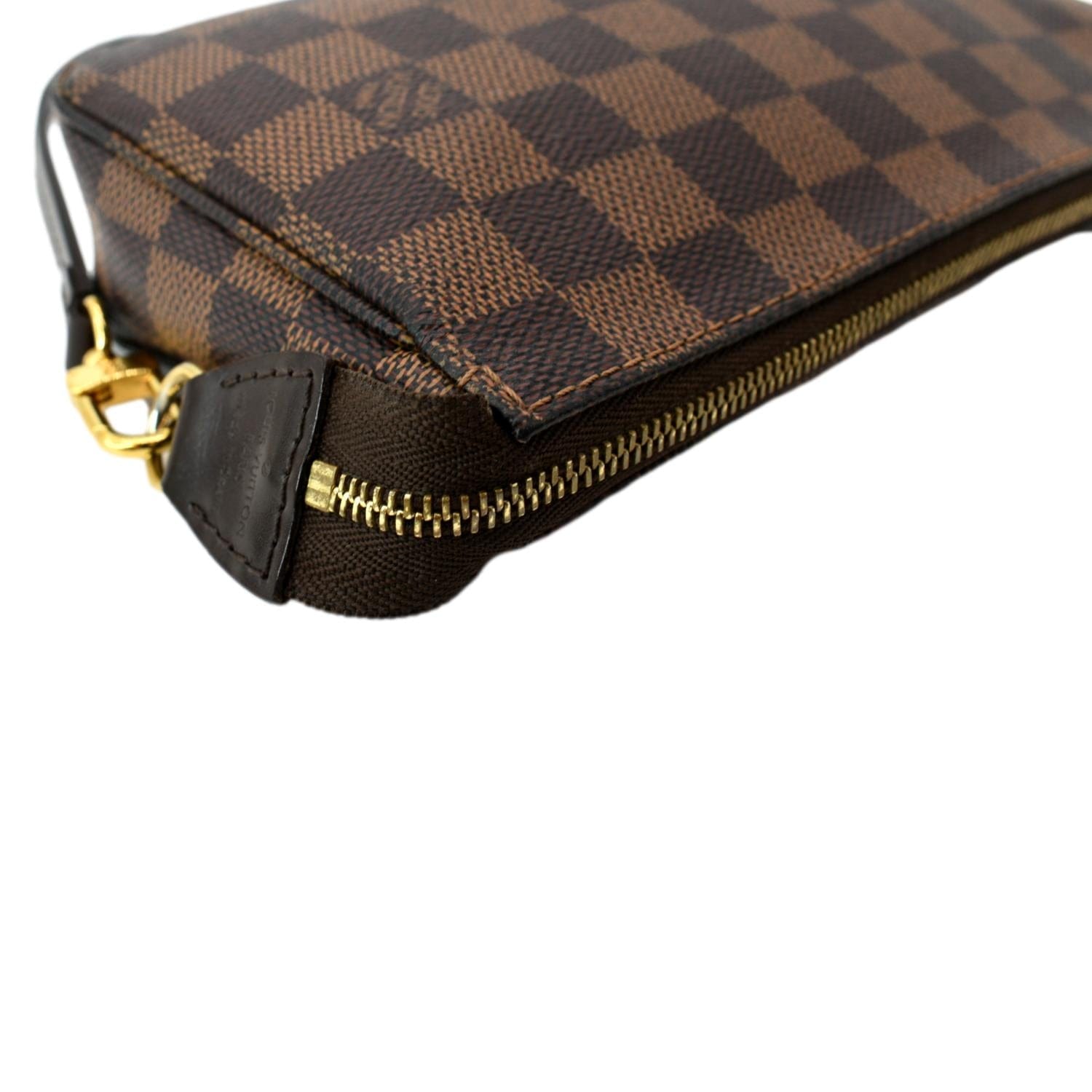 Félicie Pochette Damier Ebene in Brown - Small Leather Goods