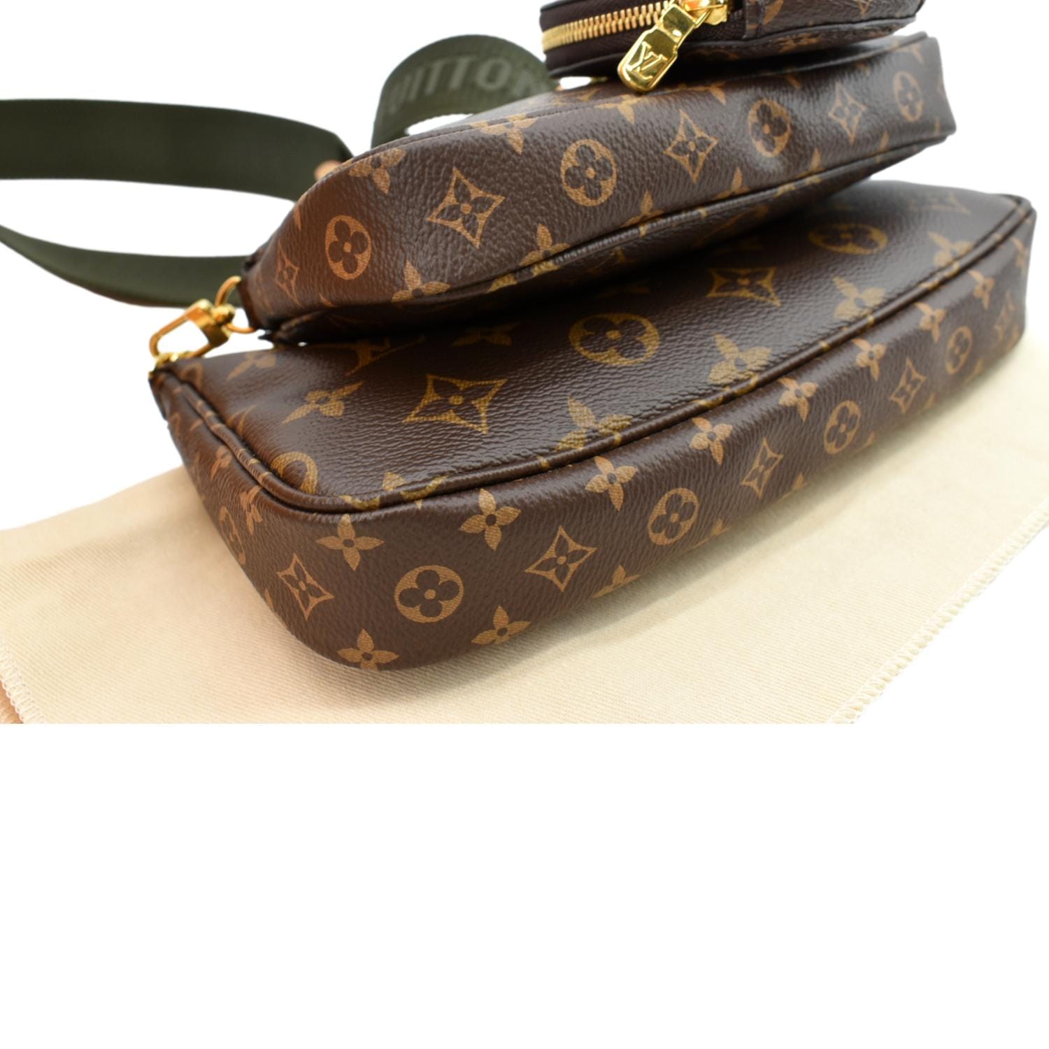 Louis Vuitton Multi Pochette Accessoires Monogram Canvas Shoulder Bag Brown