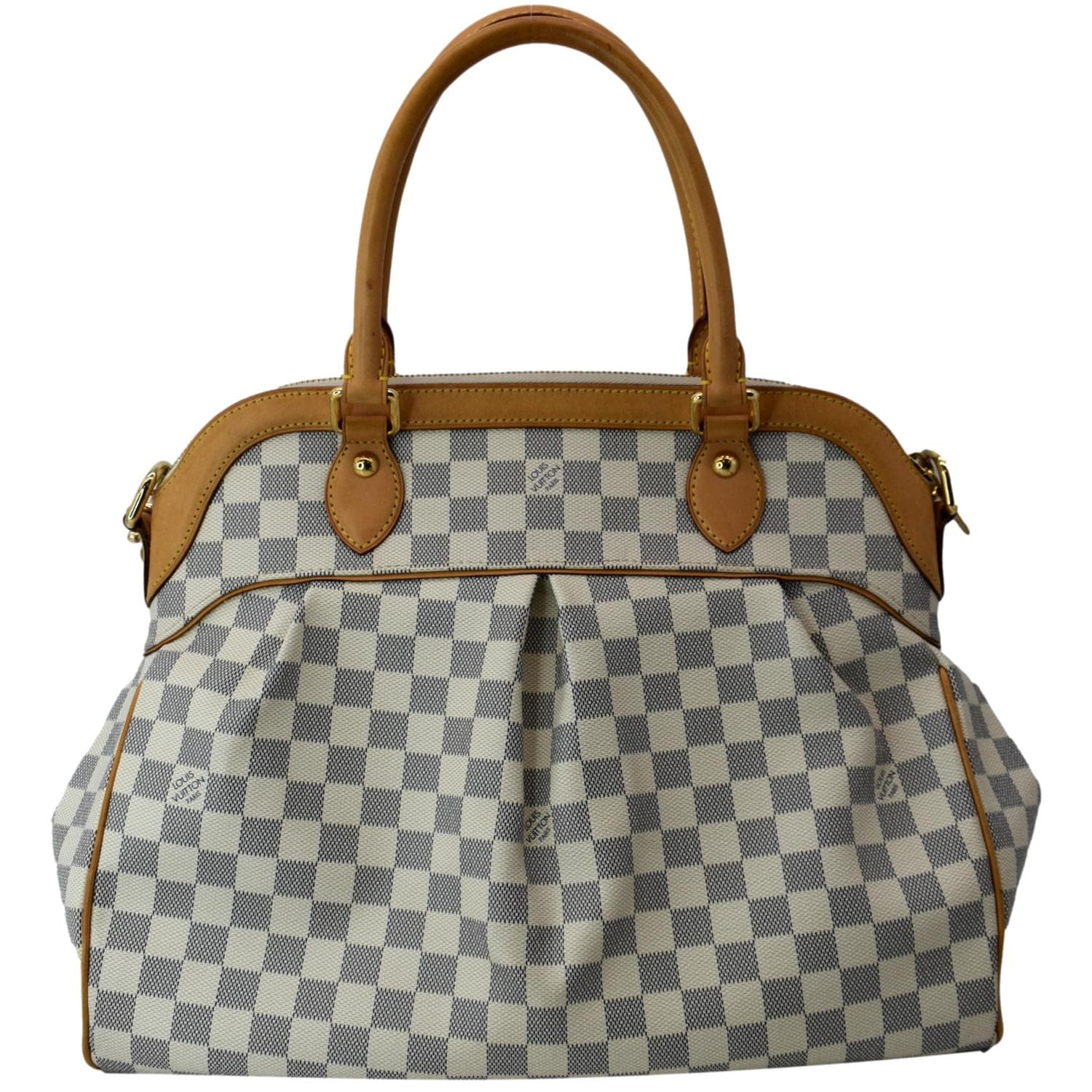 Louis Vuitton Damier Azur Trevi GM - White Satchels, Handbags
