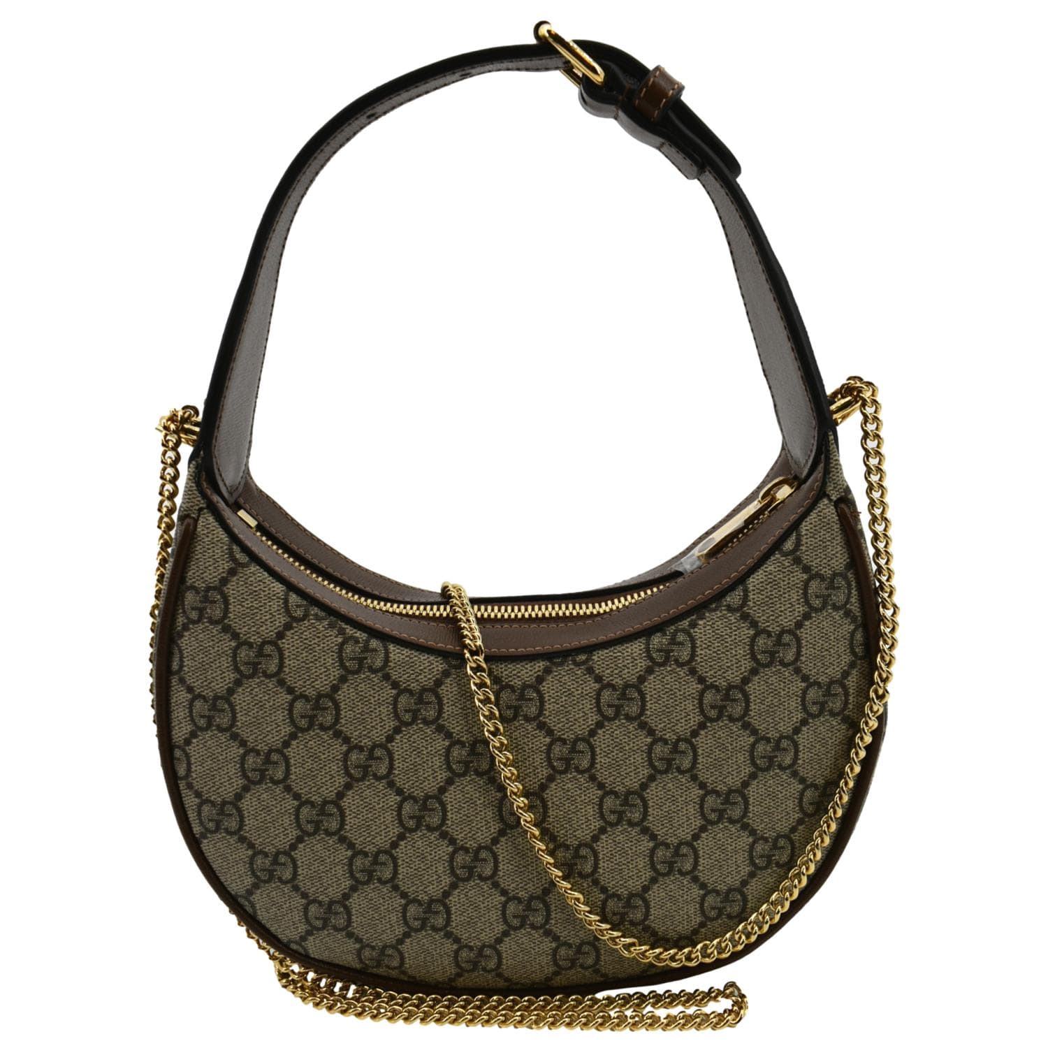 Gucci Half Moon Canvas Hobo Bag (SHG-33144) – LuxeDH