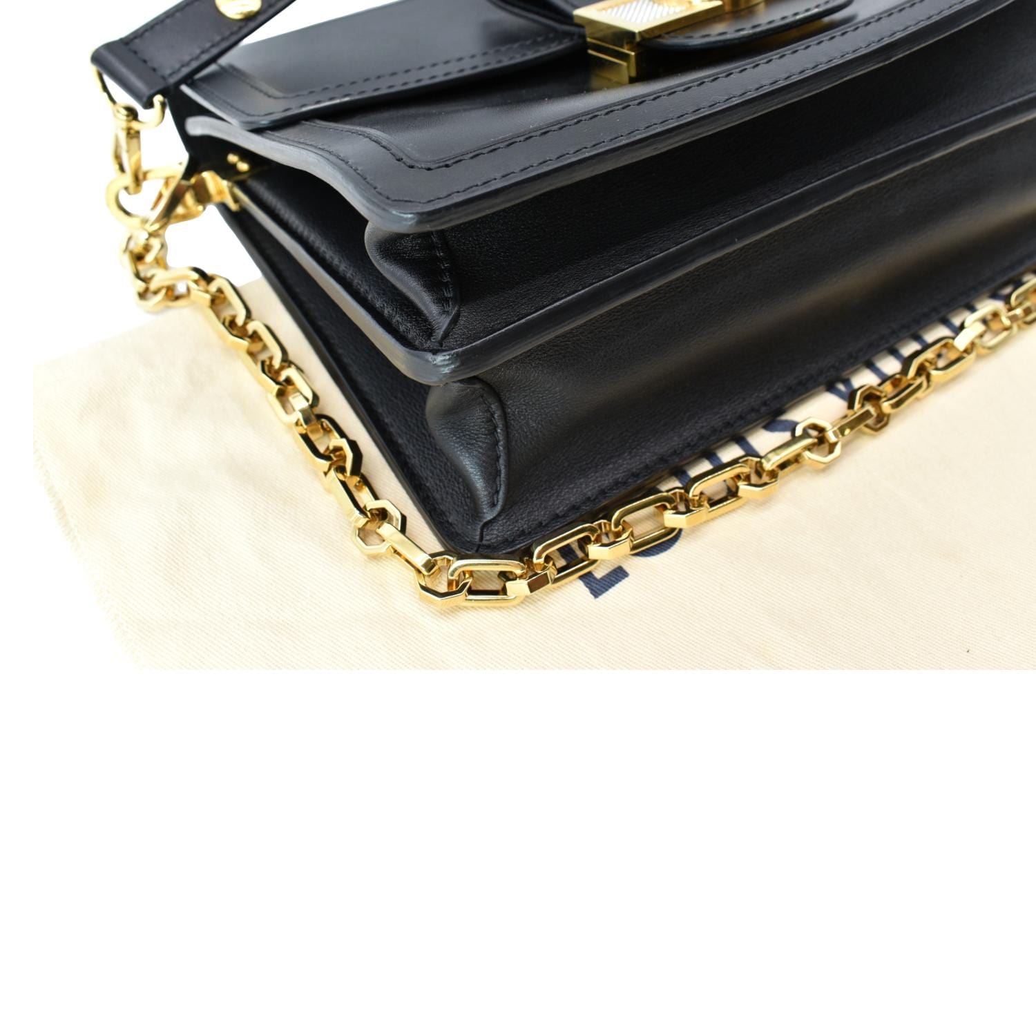 Louis Vuitton, Bags, Nib Authentic Louis Vuitton Dauphine Mm In Black