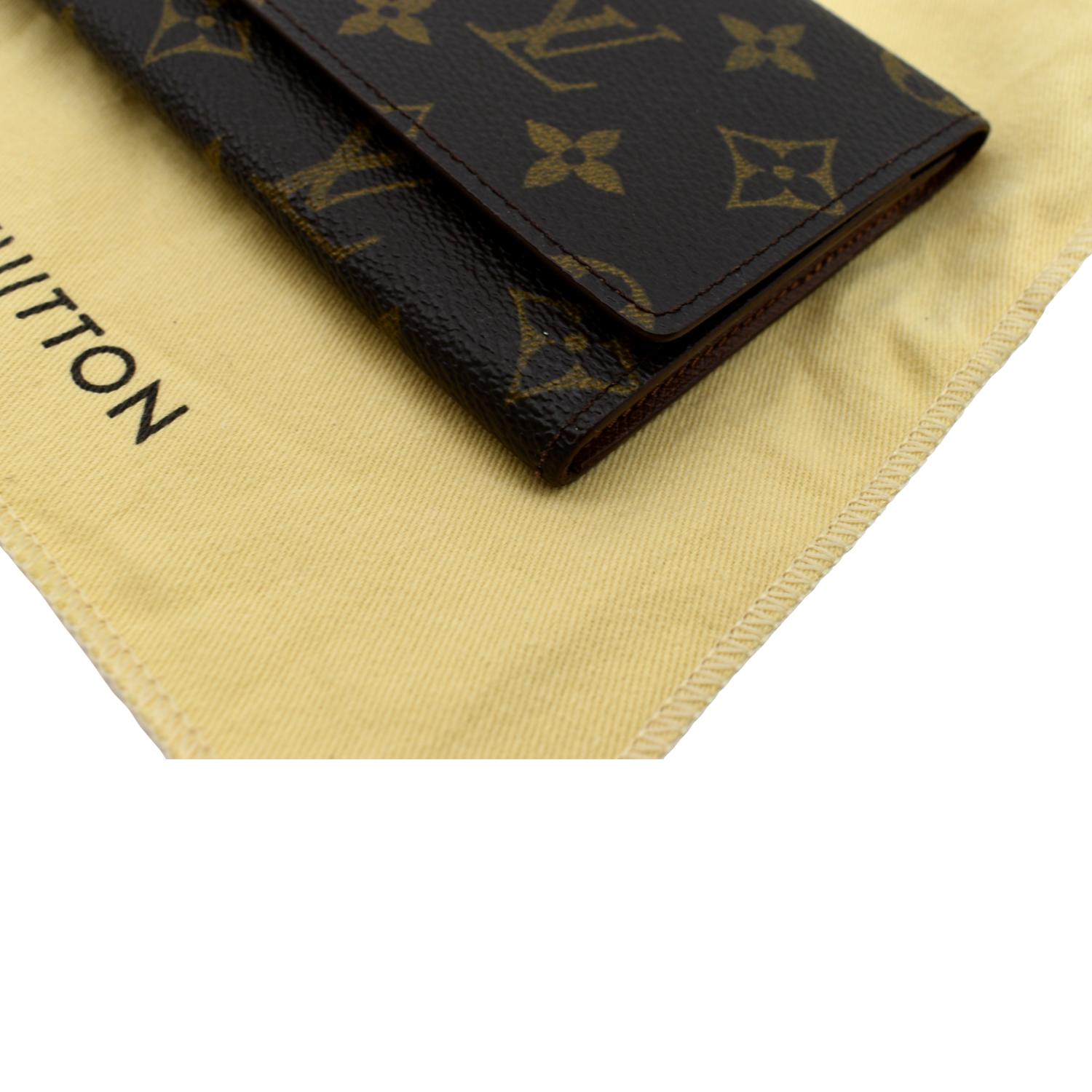 Louis Vuitton Monogram Canvas Vintage Flap Wallet Louis Vuitton