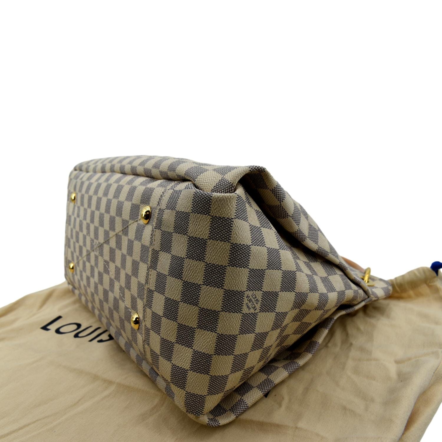 Louis Vuitton Damier Azur Artsy Hobo Bag 28lk810s at 1stDibs
