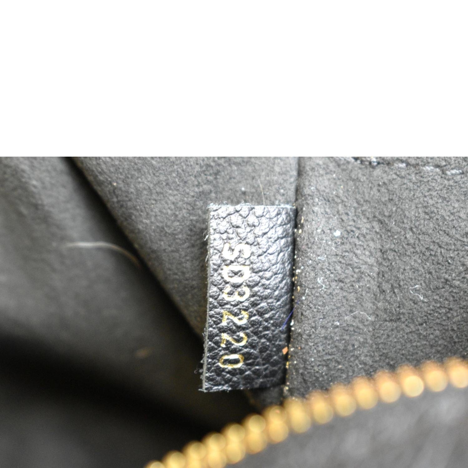 Louis Vuitton Black Monogram Empreinte Leather Boite Chapeau