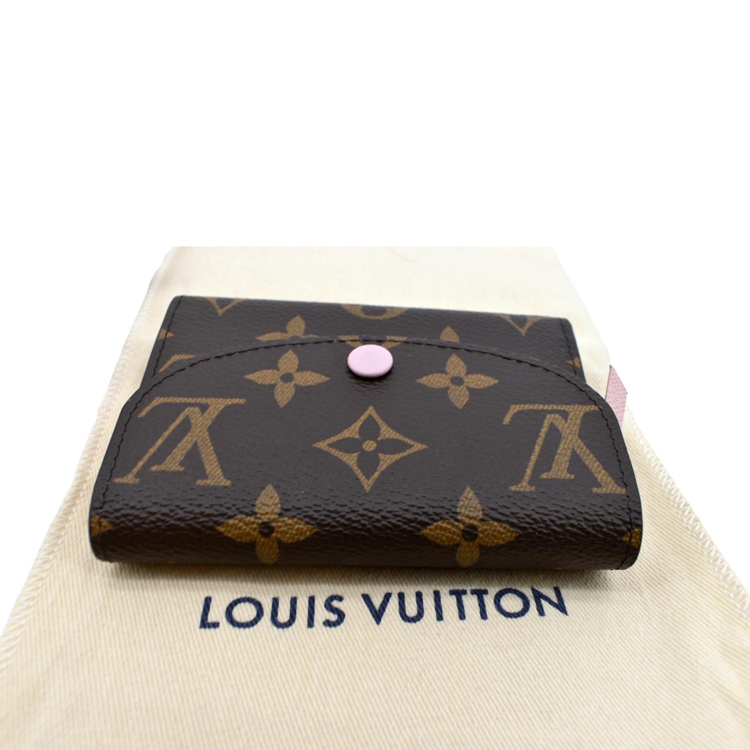 Louis Vuitton Monogram Rosalie Coin Purse Rose Ballerine
