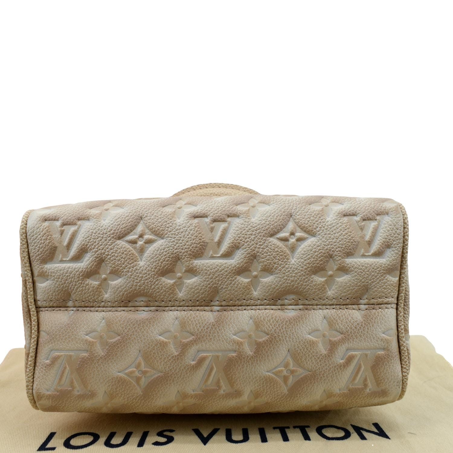 Authentic Louis Vuitton Medium Envelope type Handbag Dust Bag Beige ~8” X  13”