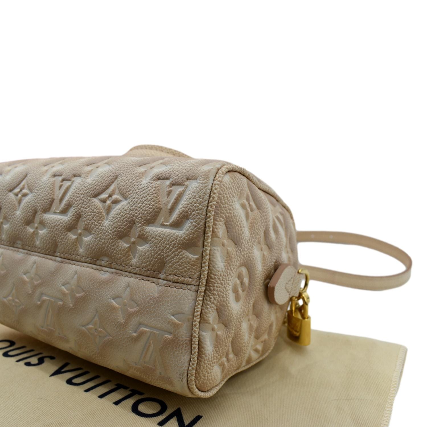 Louis Vuitton Speedy Womens Shoulder Bags, Beige