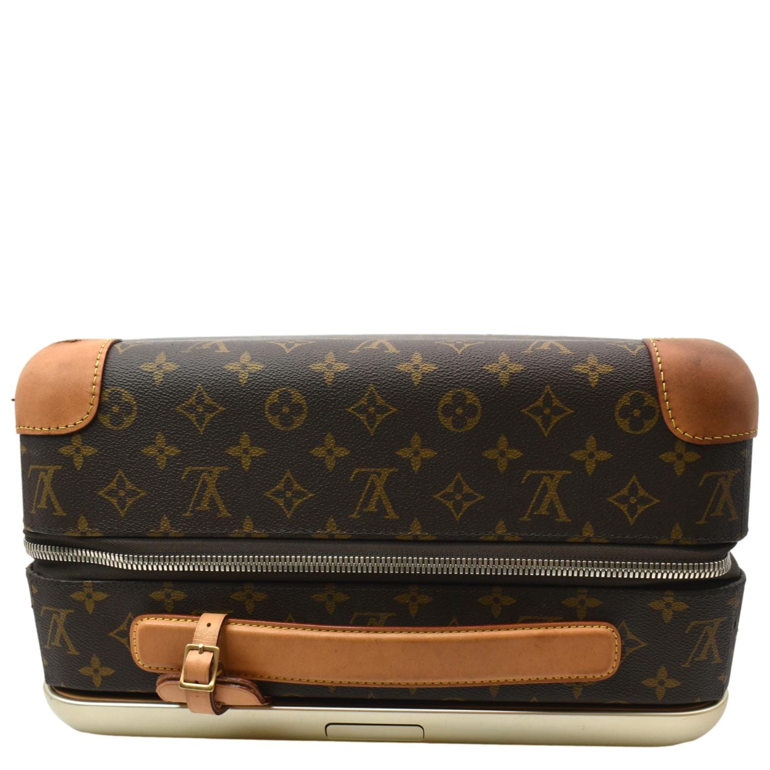 Horizon 55 patent leather travel bag Louis Vuitton Brown in Patent
